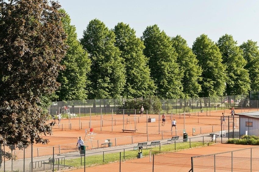 Tennisbane på Majorstuen. Galleribilde
