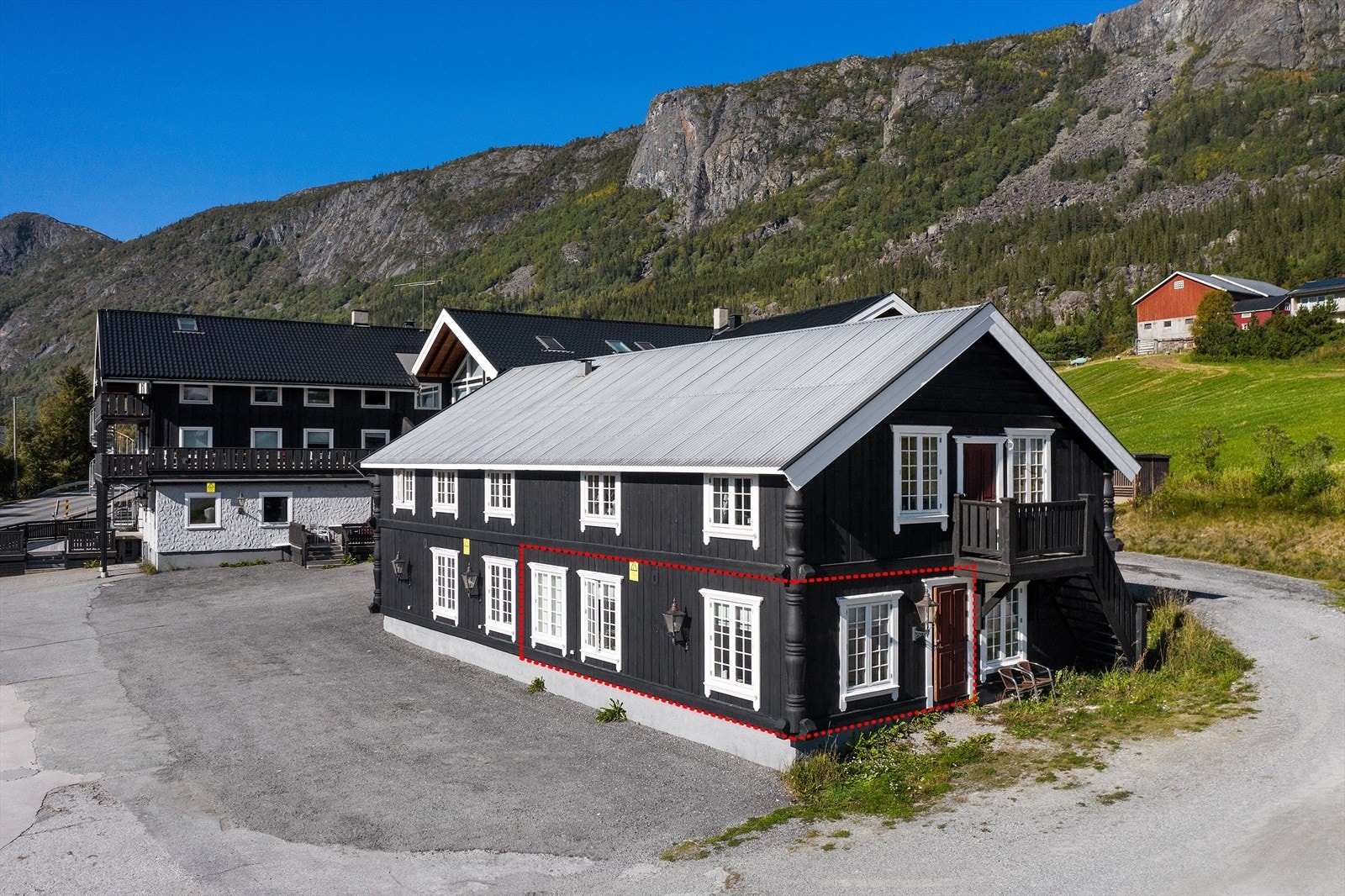 Leilighetens beliggenhet i bygget. Galleribilde
