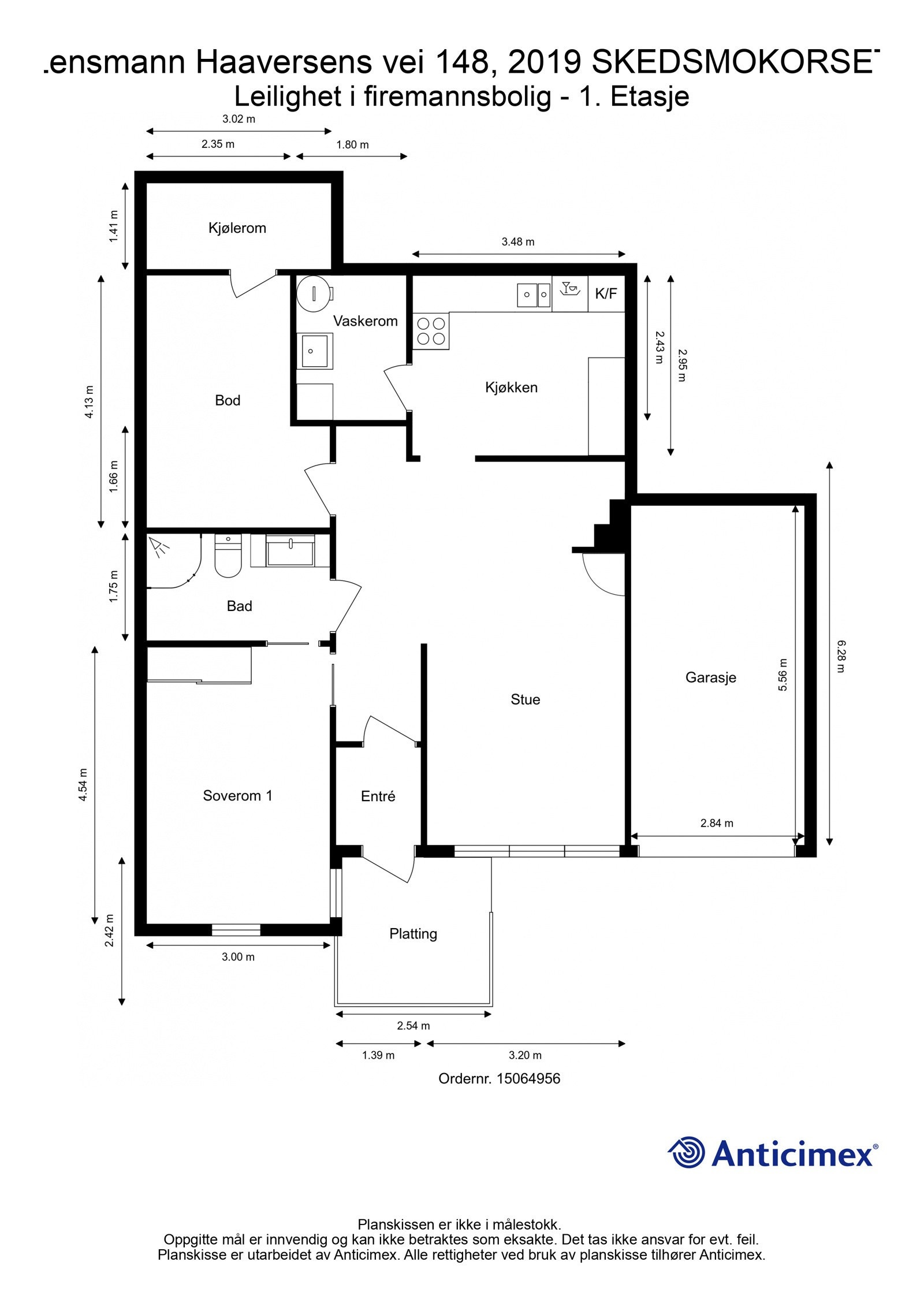 Plantegning Galleribilde