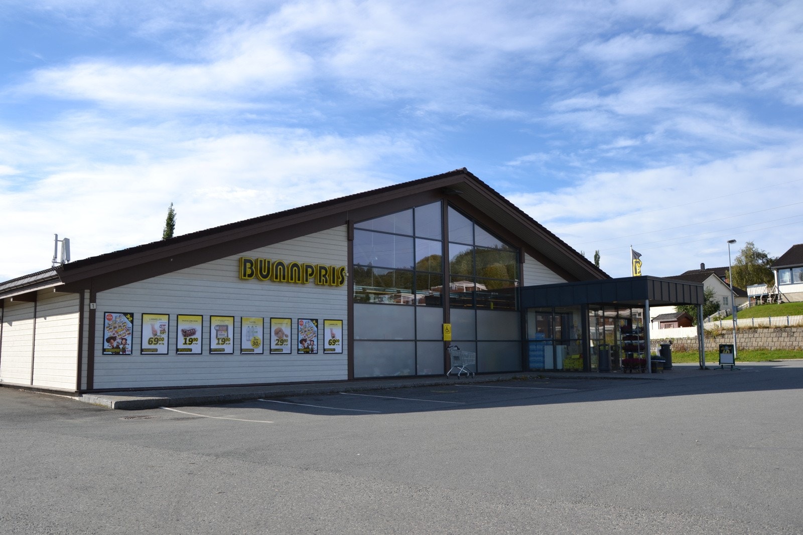 Bunnpris på Rydningen kun en kort spasertur unna. Galleribilde