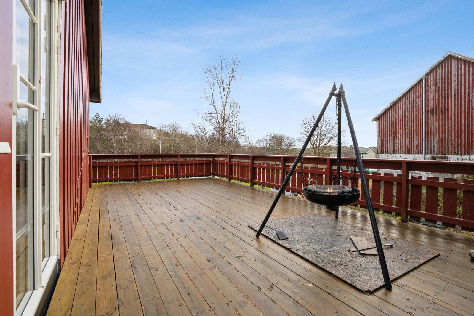 Romslig terrasser på til sammen 39 kvm. Galleribilde