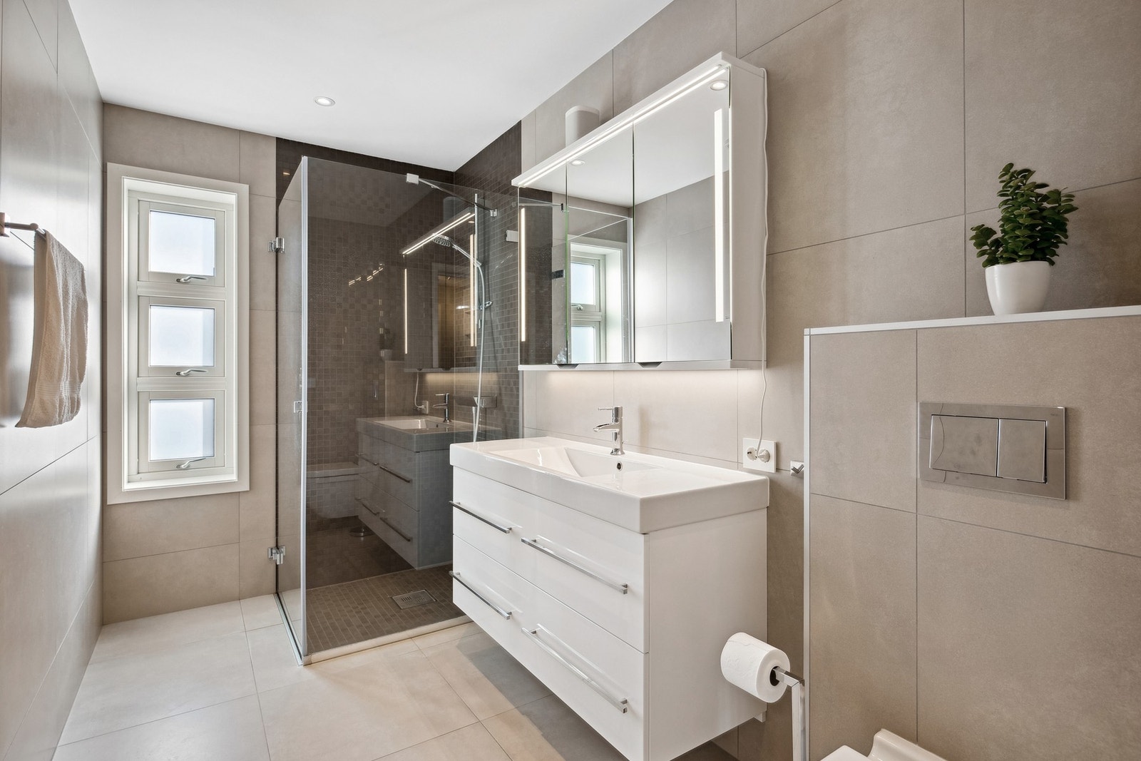 Bad som tilhører hovedsoverommet Galleribilde