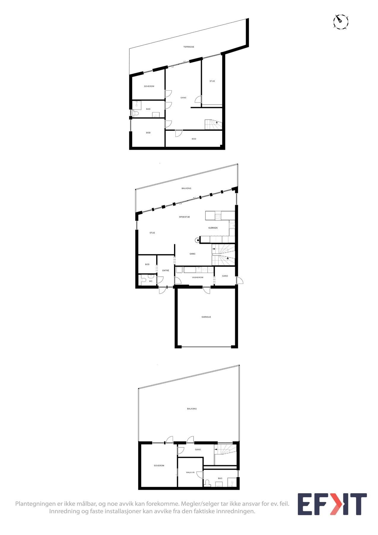 Planskisse Galleribilde