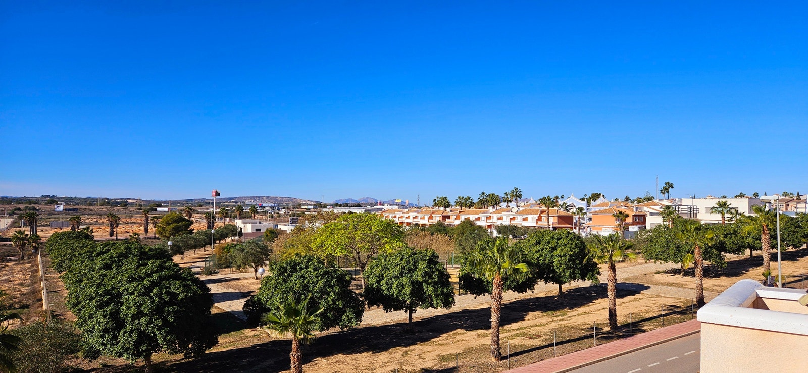Utsikt fra takterrasse Galleribilde
