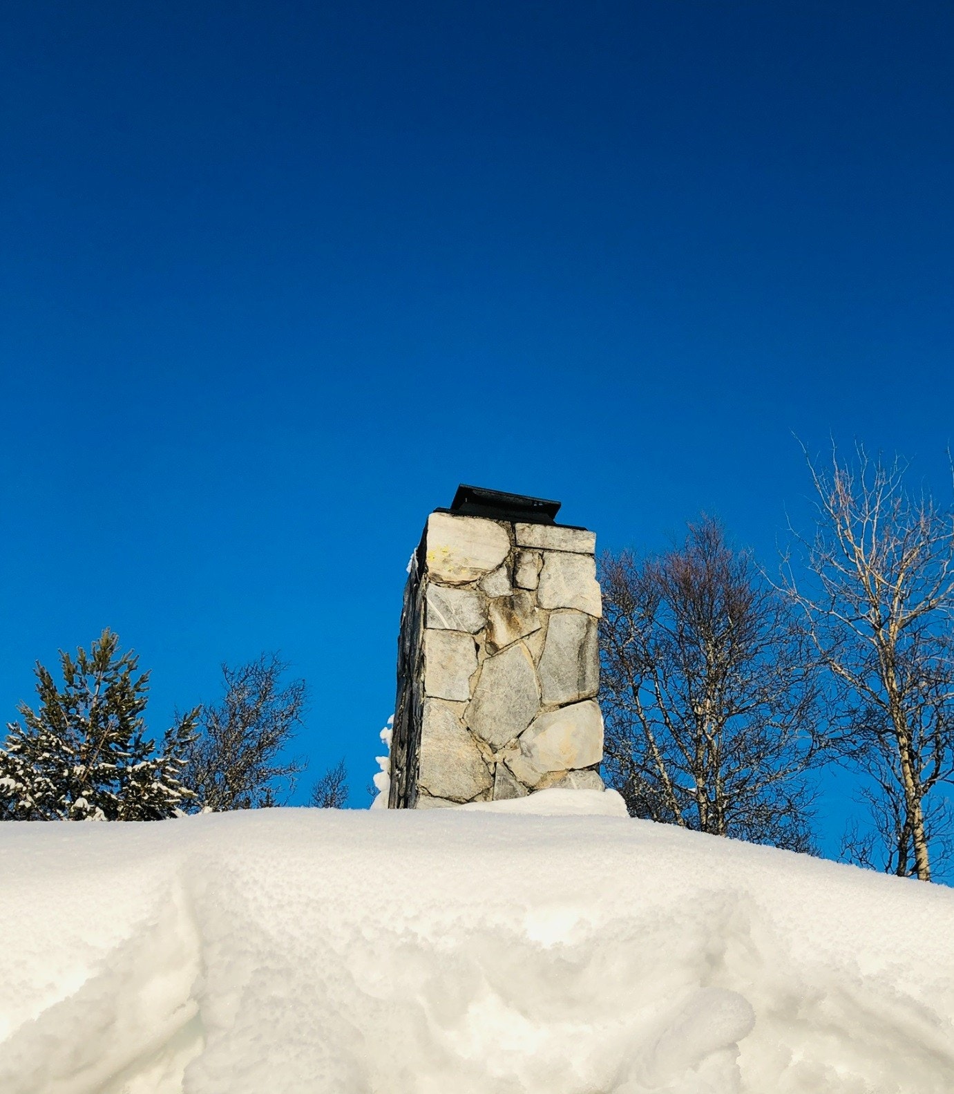 Pipe vinter Galleribilde
