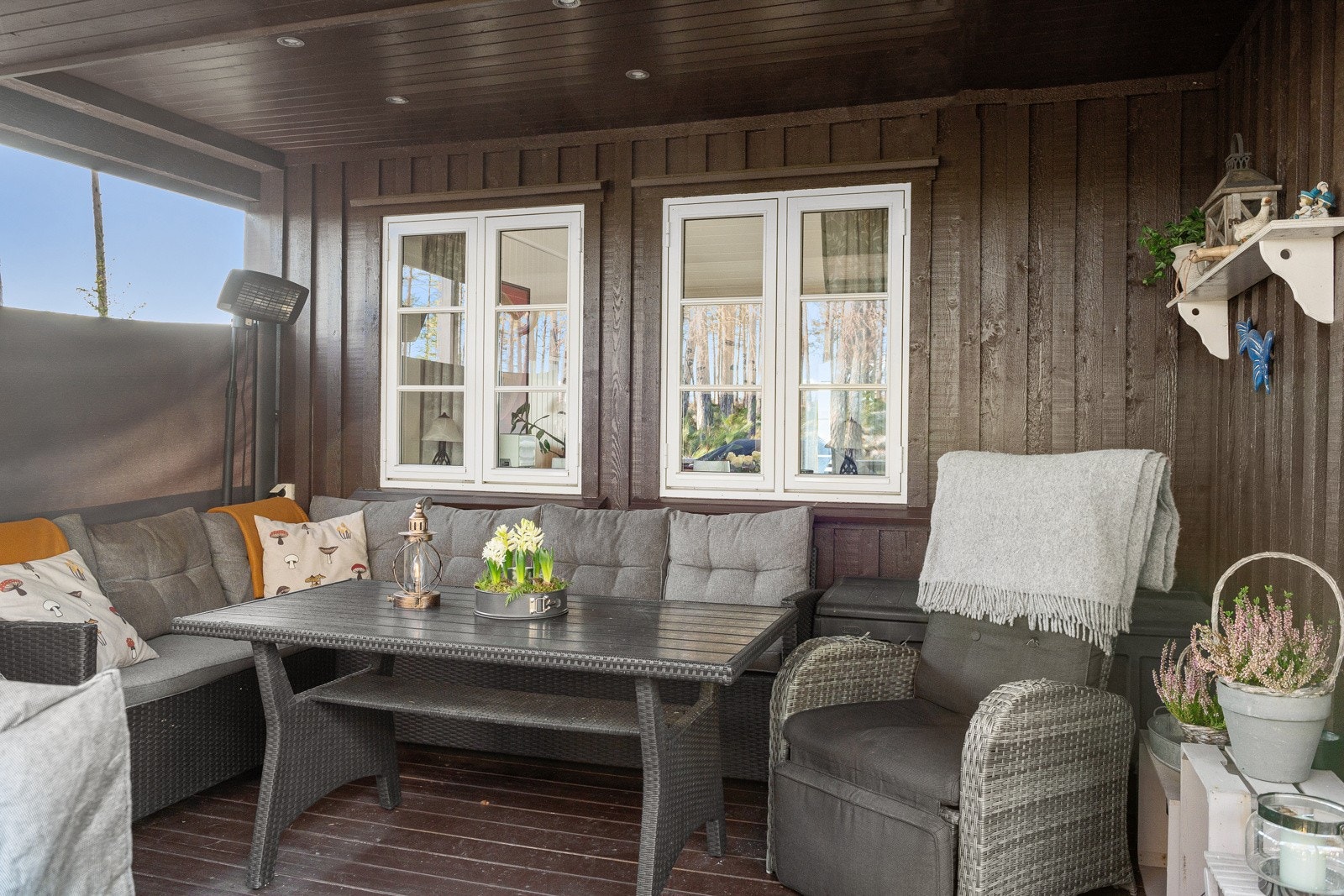 Overbygget terrasse Galleribilde