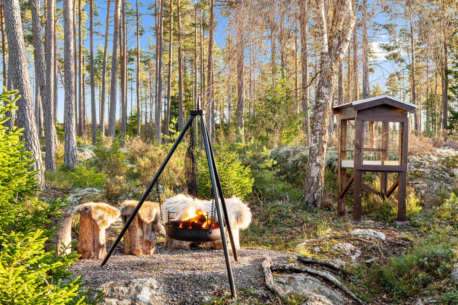 Flott uteplass Galleribilde