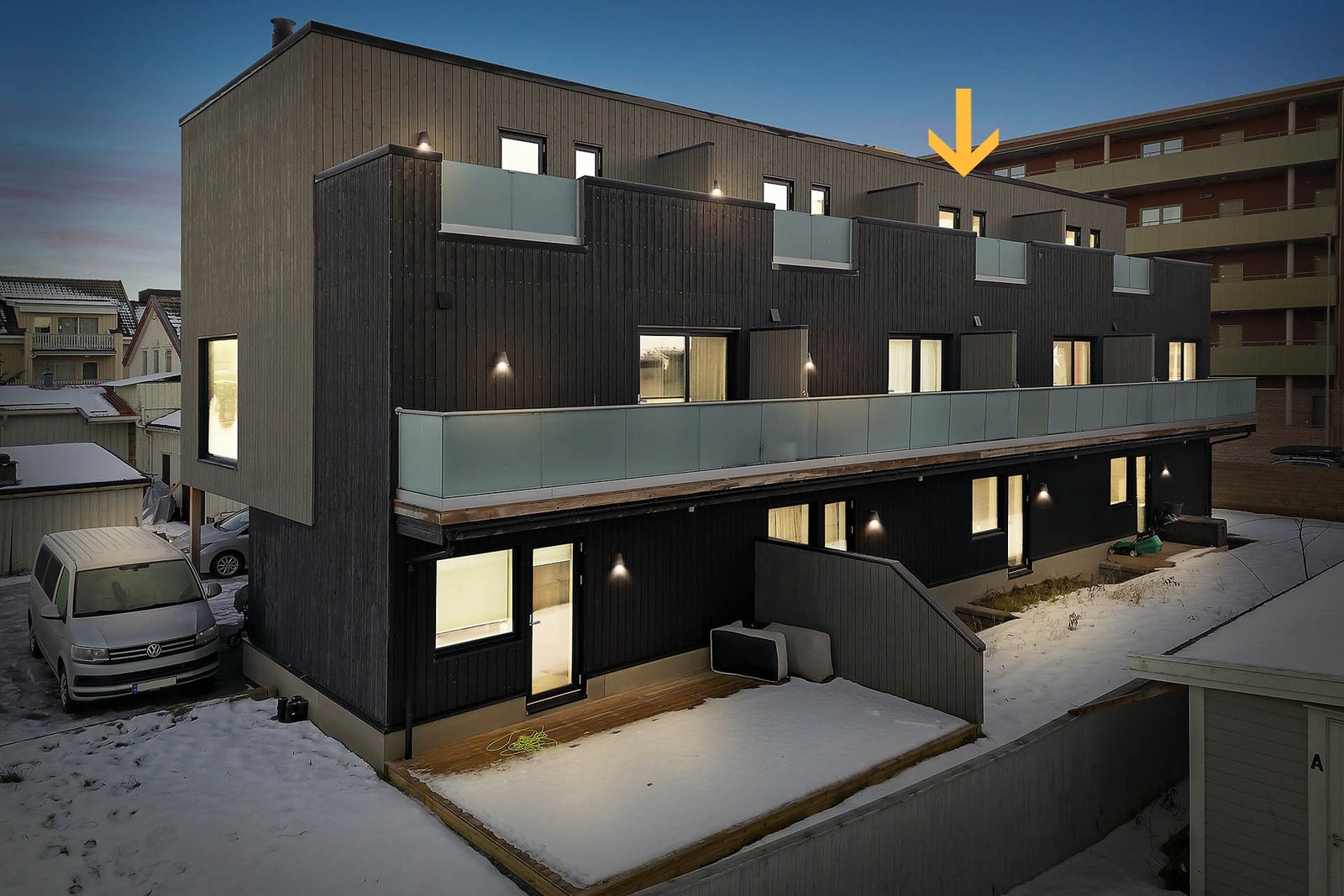 Topp moderne rekkehus med meget sentral beliggenhet Galleribilde