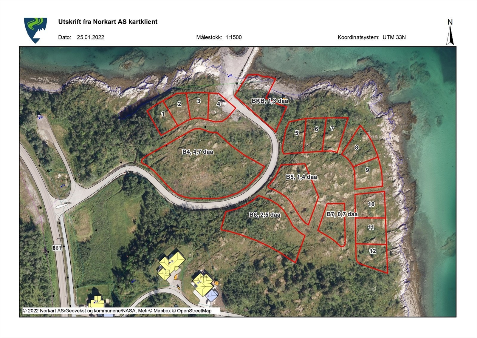 Kart Brenneset. Galleribilde