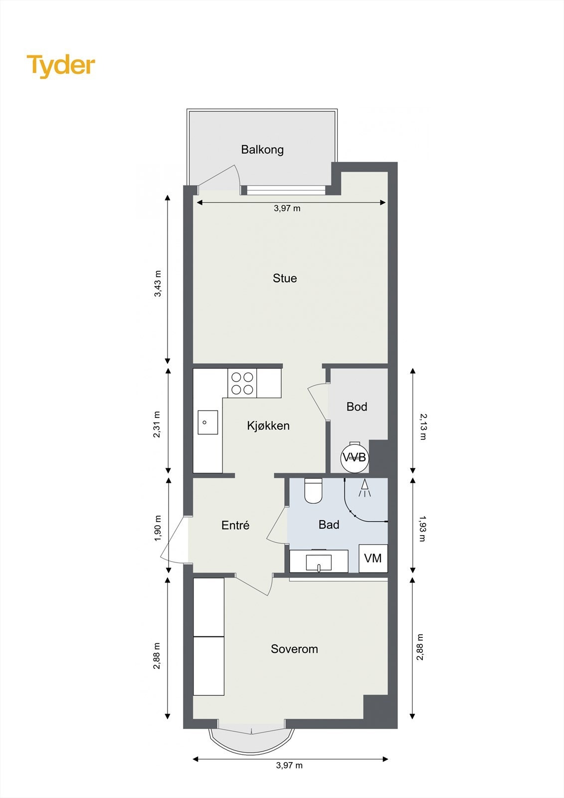 Plantegning Galleribilde