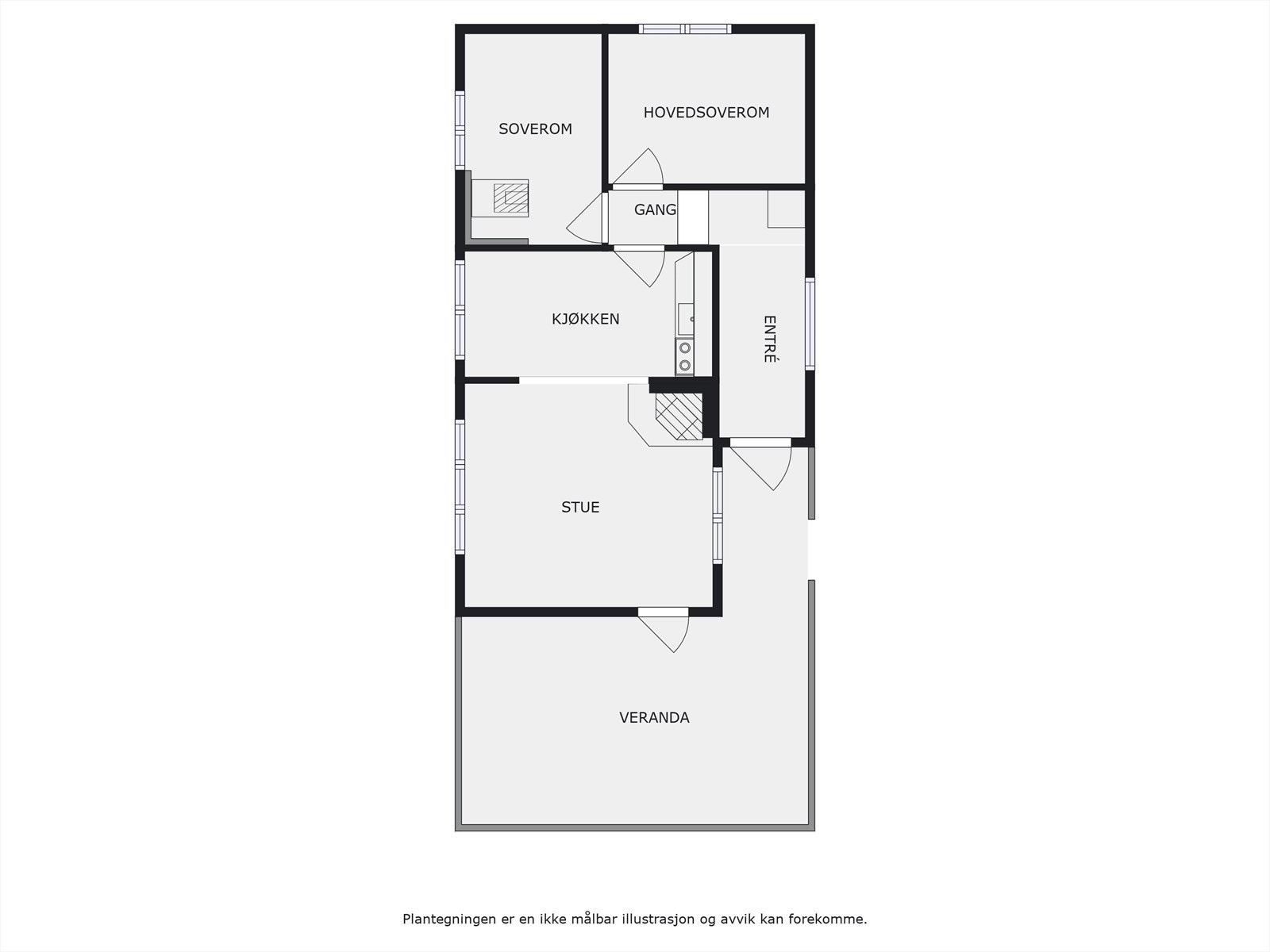 Plantegning Galleribilde