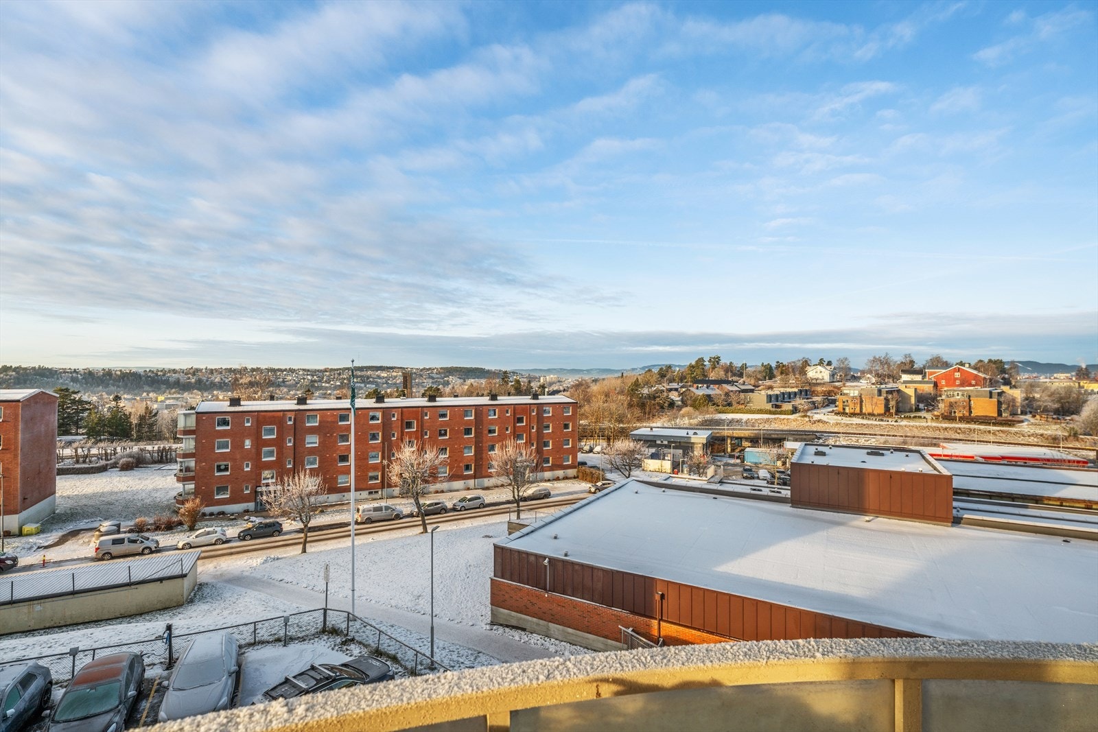 Utsikt fra balkongen. Galleribilde