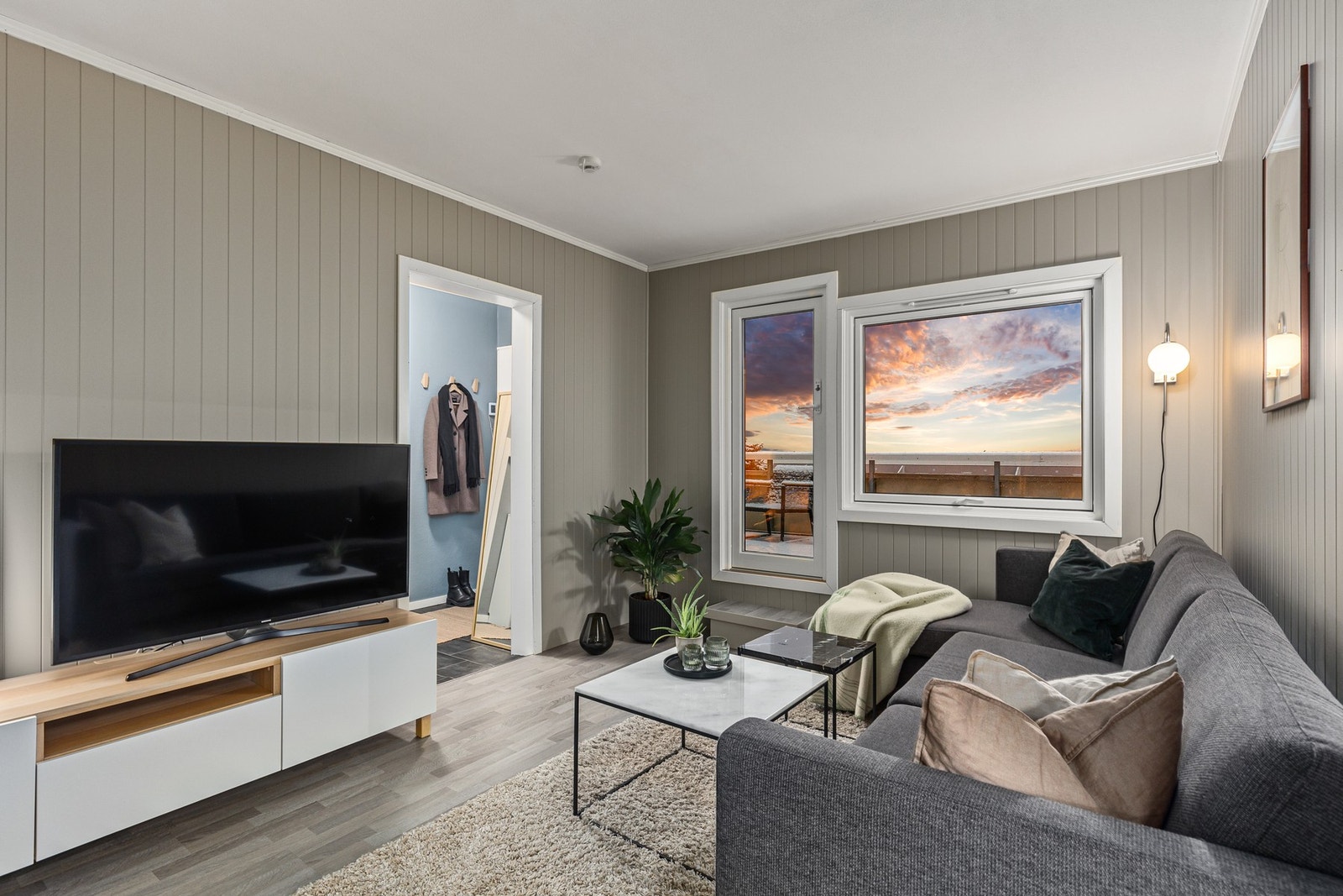 En flott 2-roms toppleilighet sentralt på Havstad, Byåsen. Galleribilde