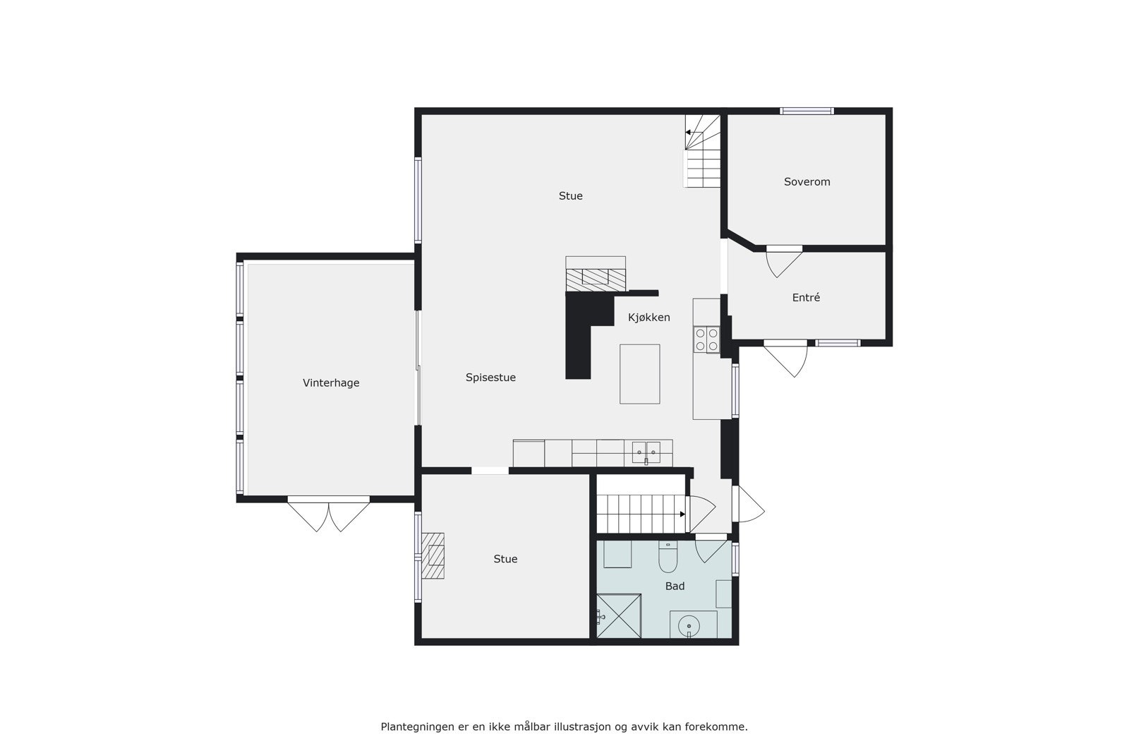 Plantegning Galleribilde