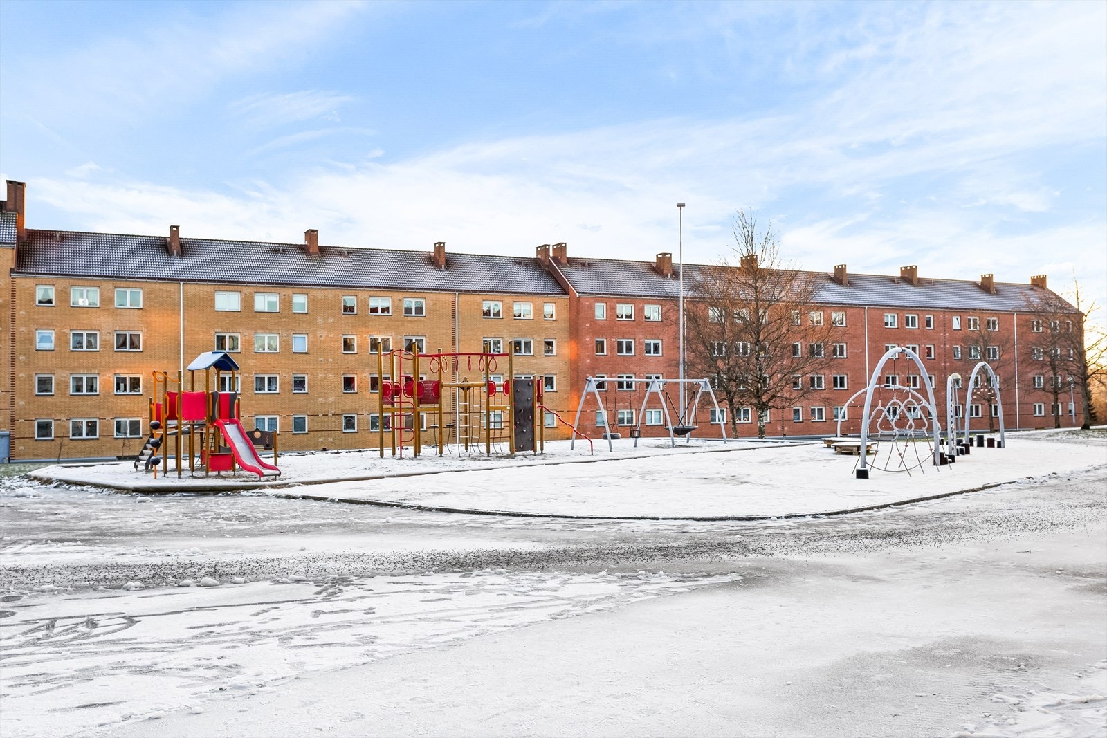 Utenfor leiligheten er det hyggelig fellesarealer. Galleribilde