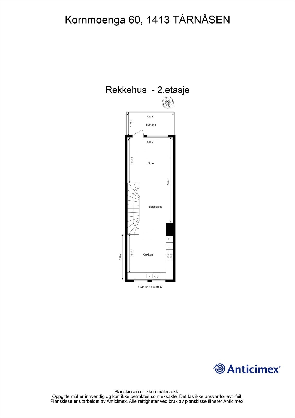 Plantegning - 2. etasje Galleribilde