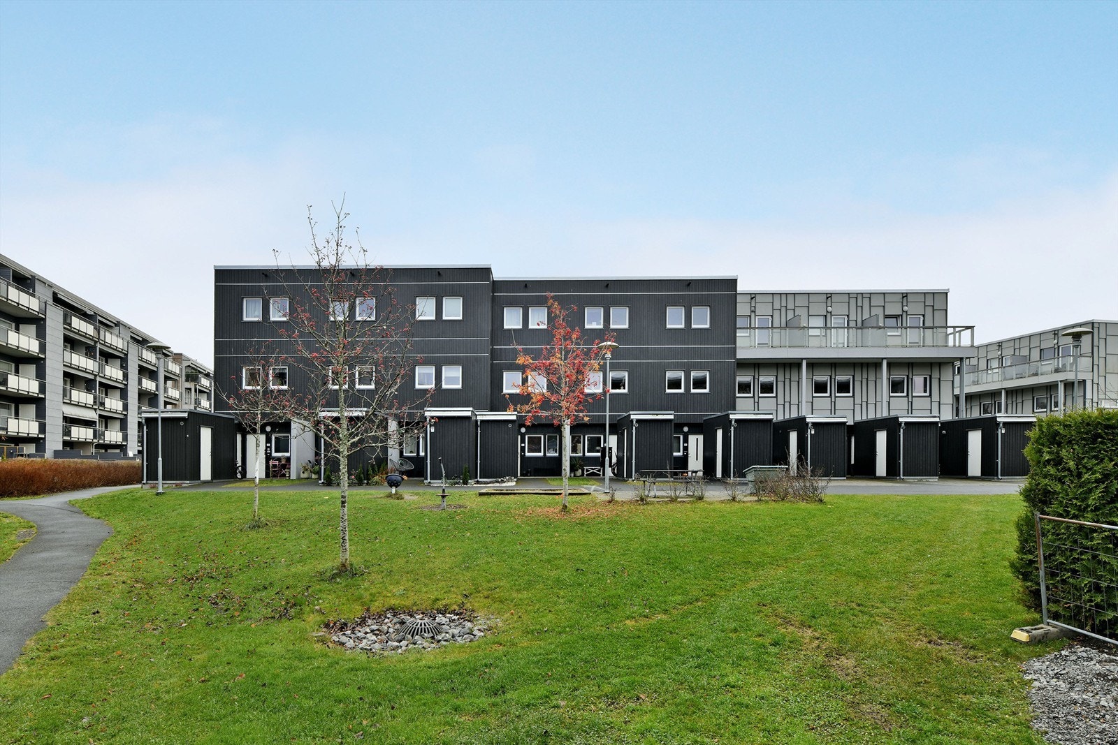 Fasade ved inngangsparti Galleribilde