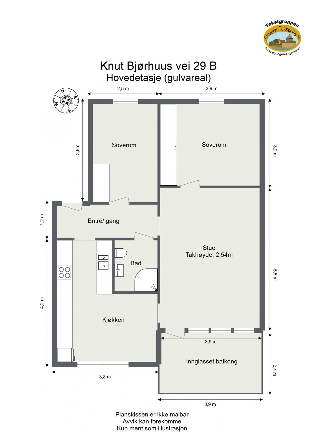 Plantegning Galleribilde