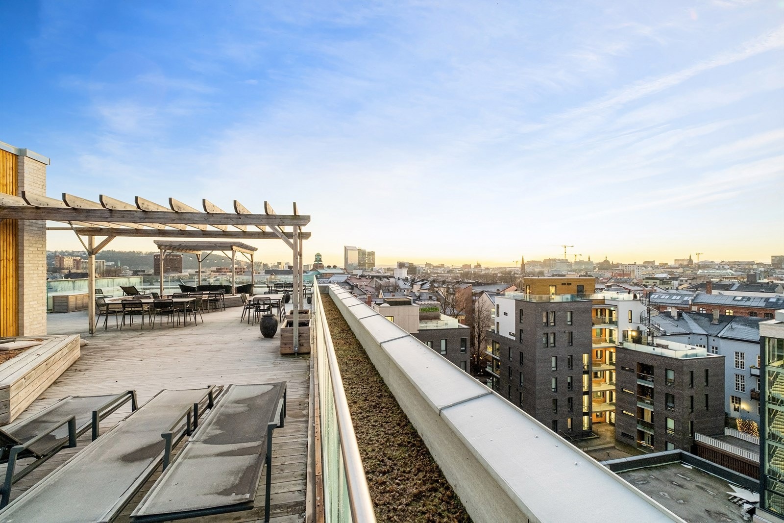 Her kan man nyte fantastiske solforhold. Galleribilde