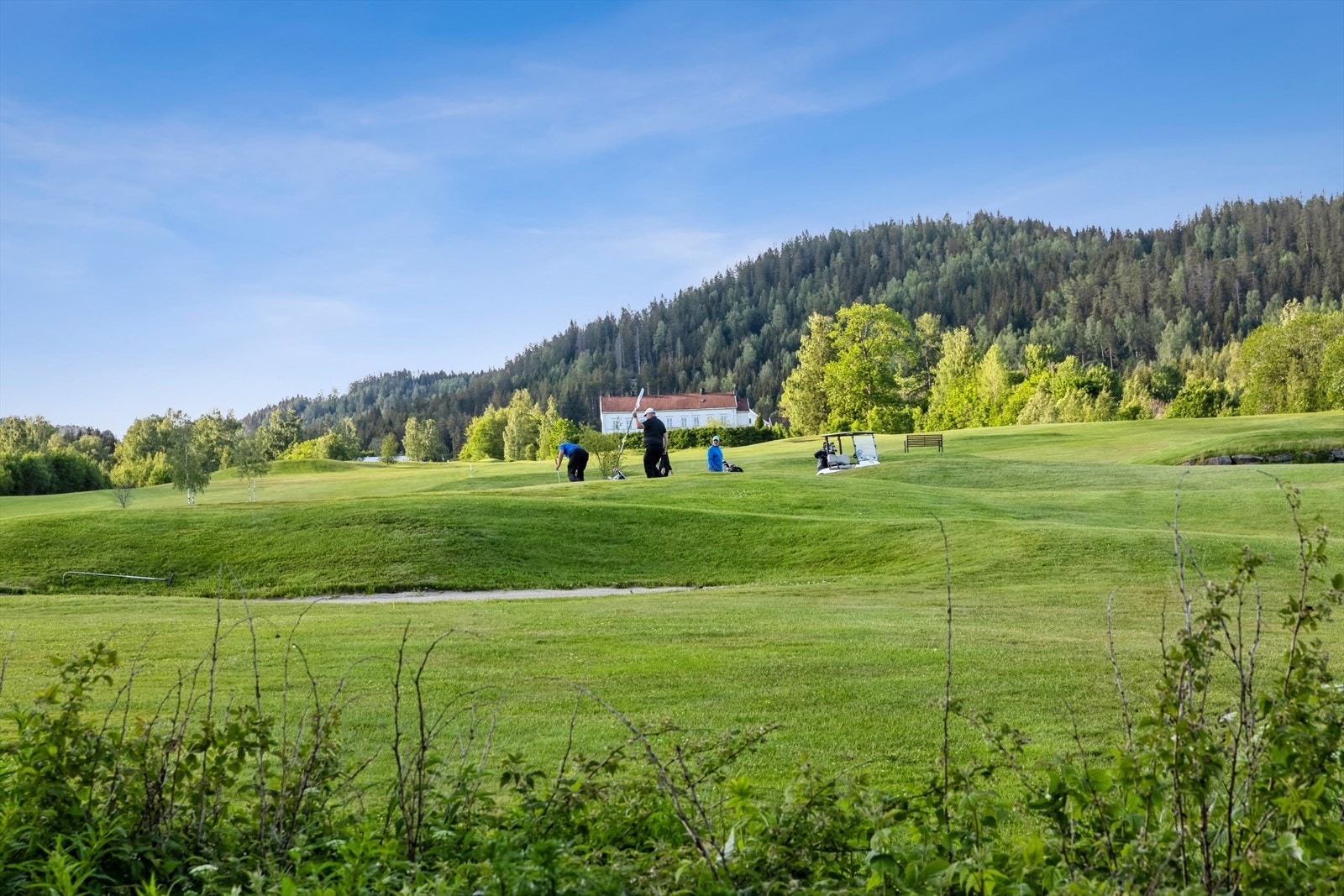 Aas gård er en 18-hulls golfbane. Galleribilde