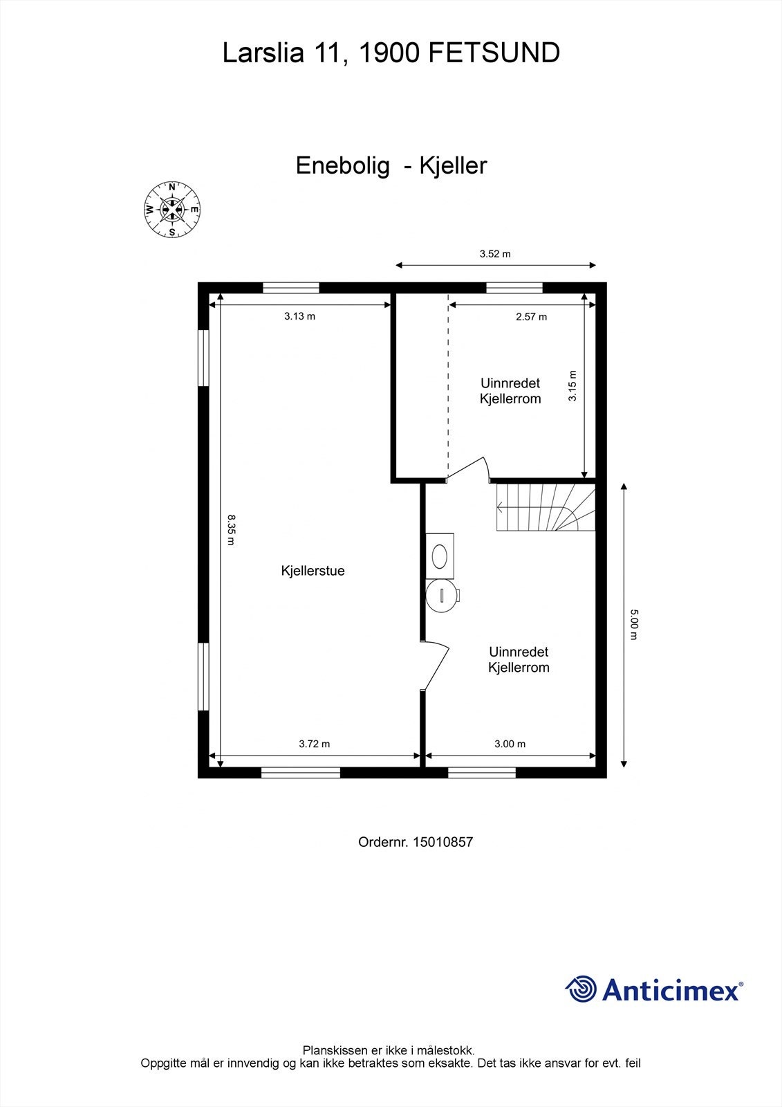 Plantegning kjeller Galleribilde