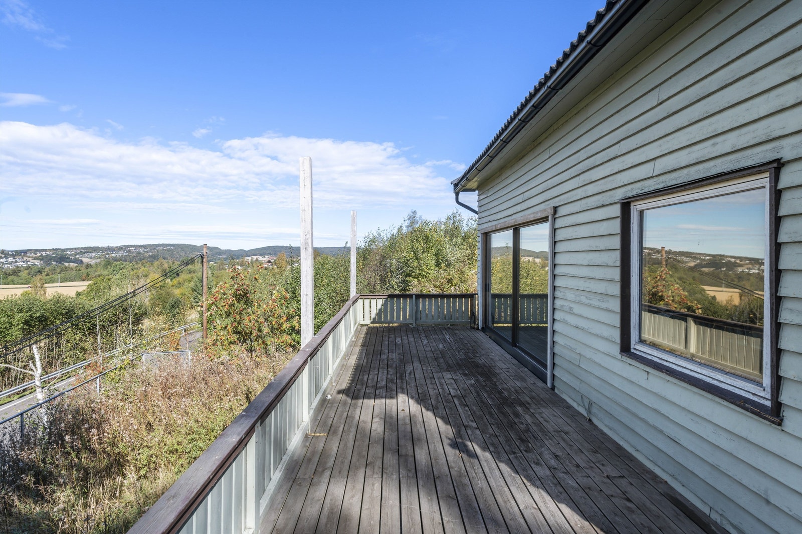 Terrasse med fantastisk utsikt Galleribilde