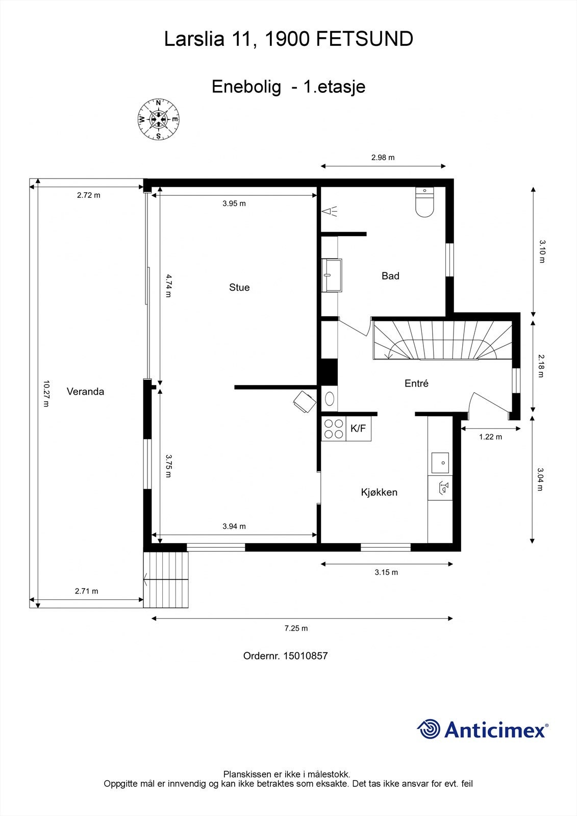 Plantegning 1.etasje Galleribilde