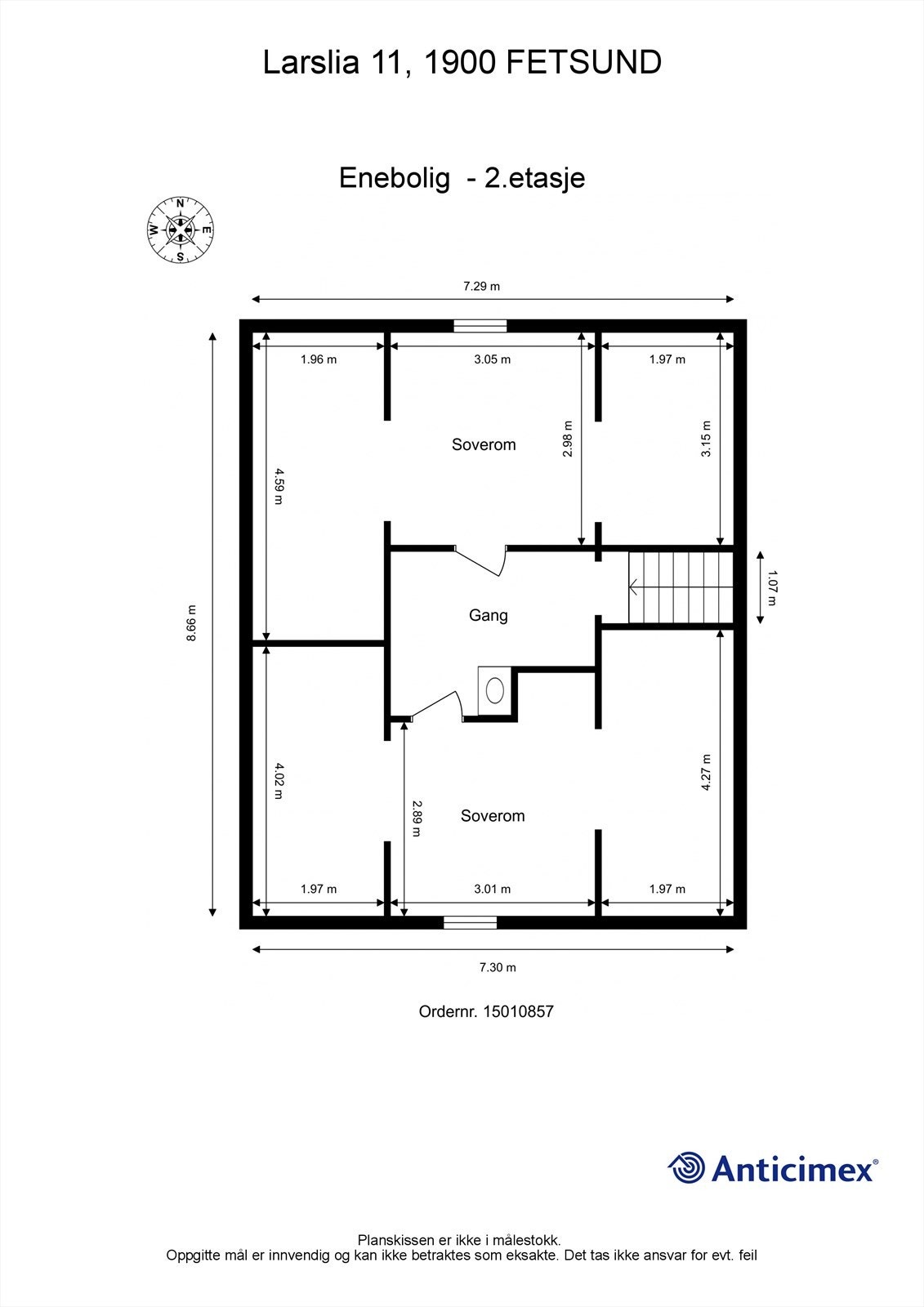 Plantegning 2.etasje Galleribilde