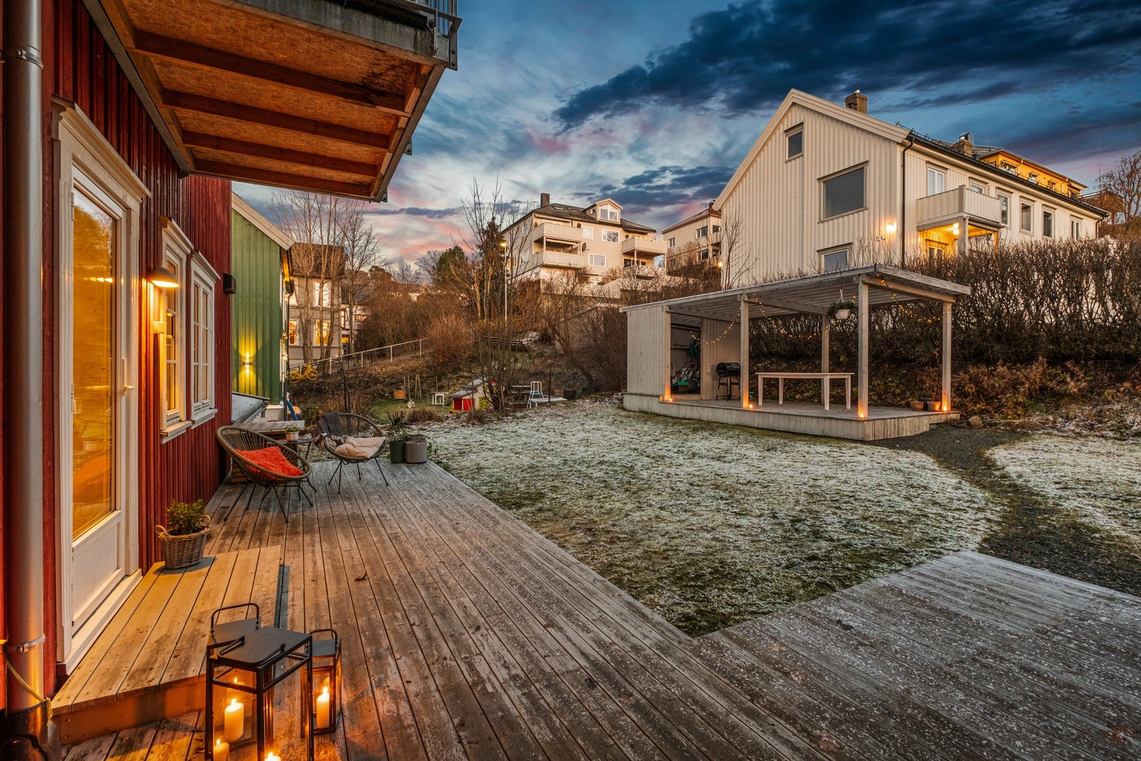 Her har du flere fine uteplasser Galleribilde