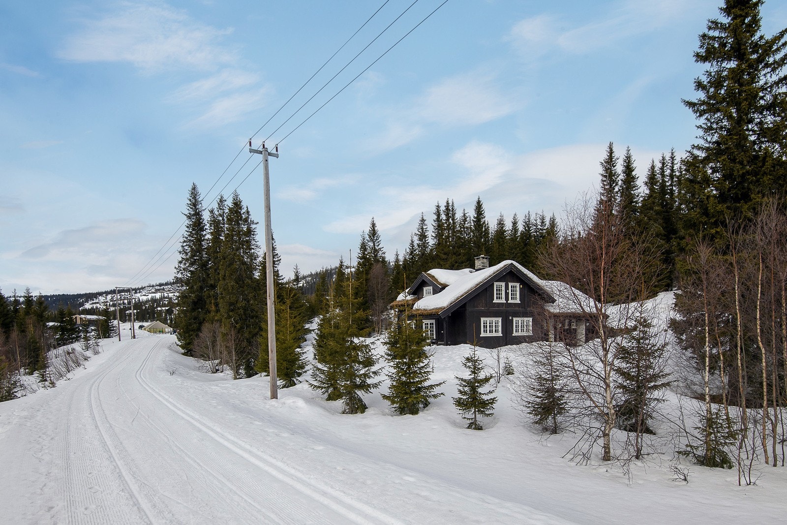 Vinterstid finner man skiløypene rett utenfor døra. Galleribilde