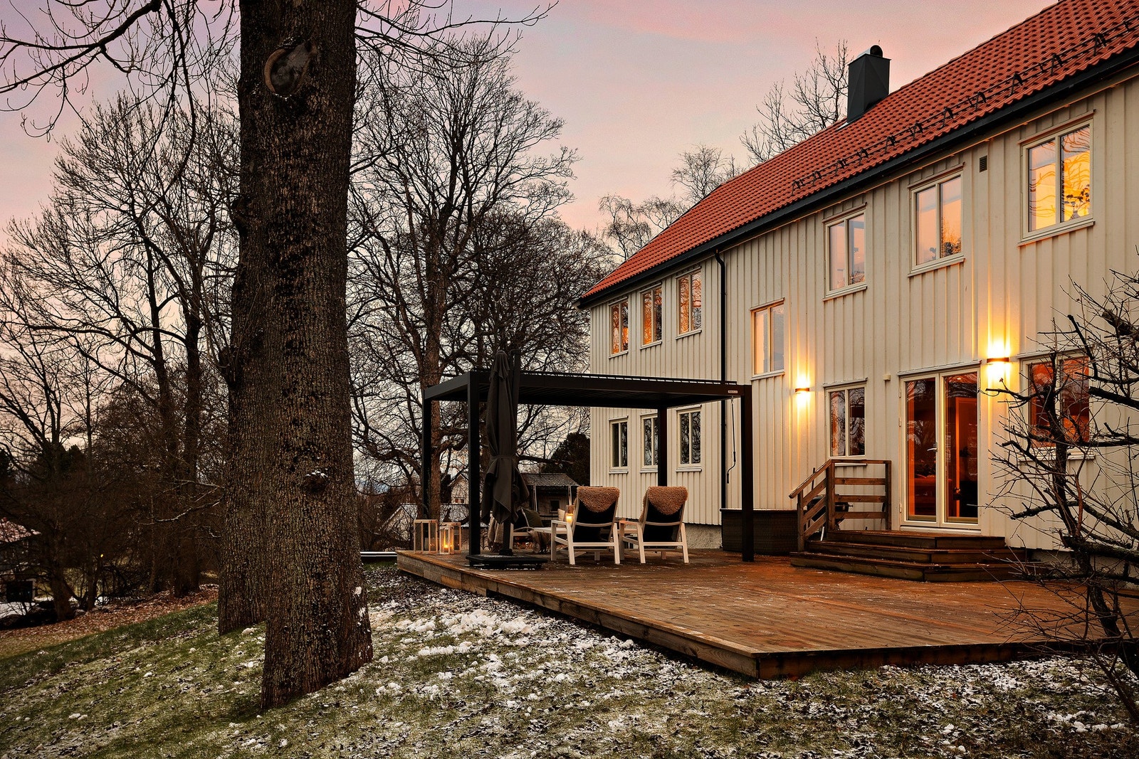 Her bor man fint i idylliske og familievennlige omgivelser. Galleribilde