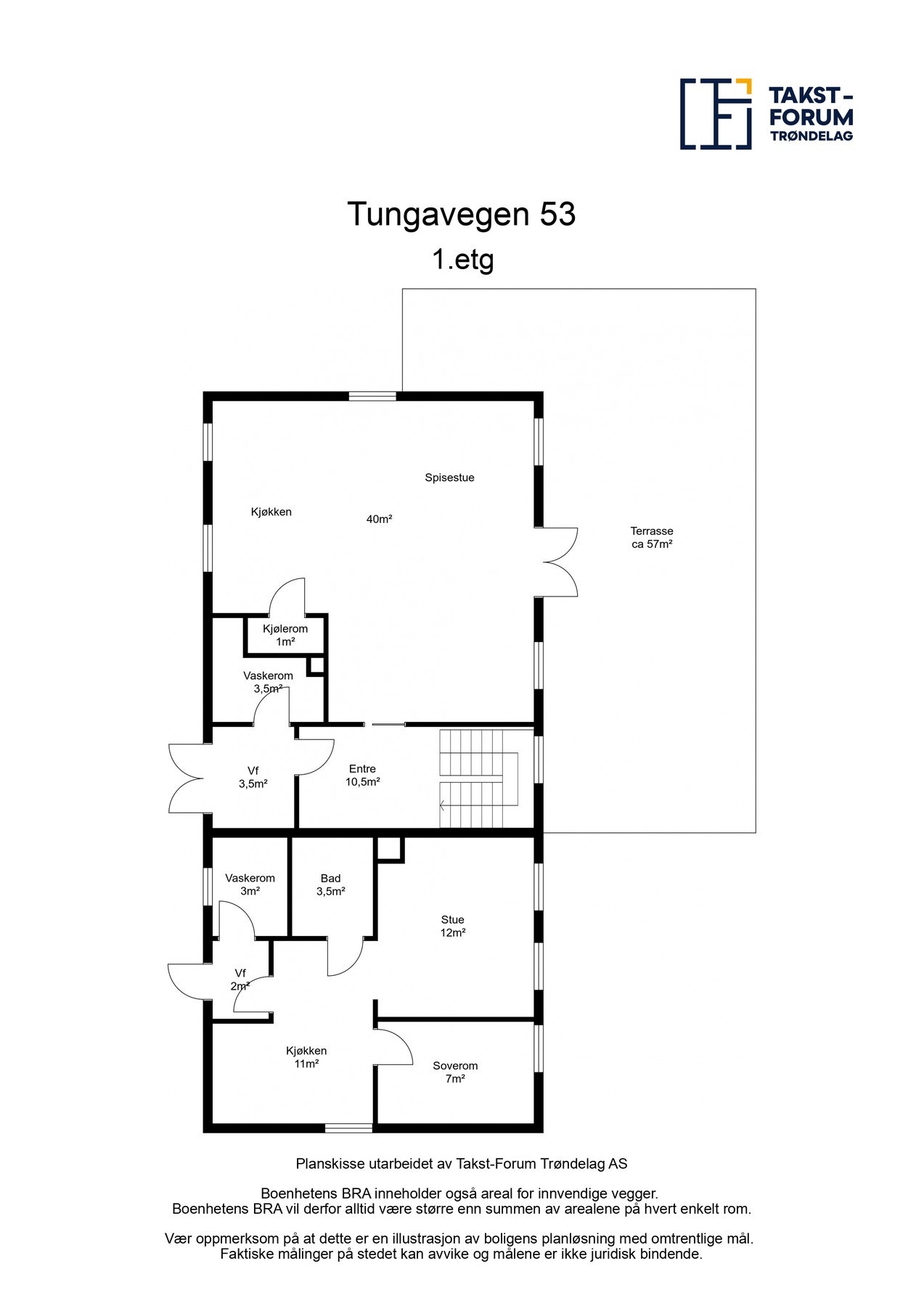 Plantegning 1.etasje. Galleribilde