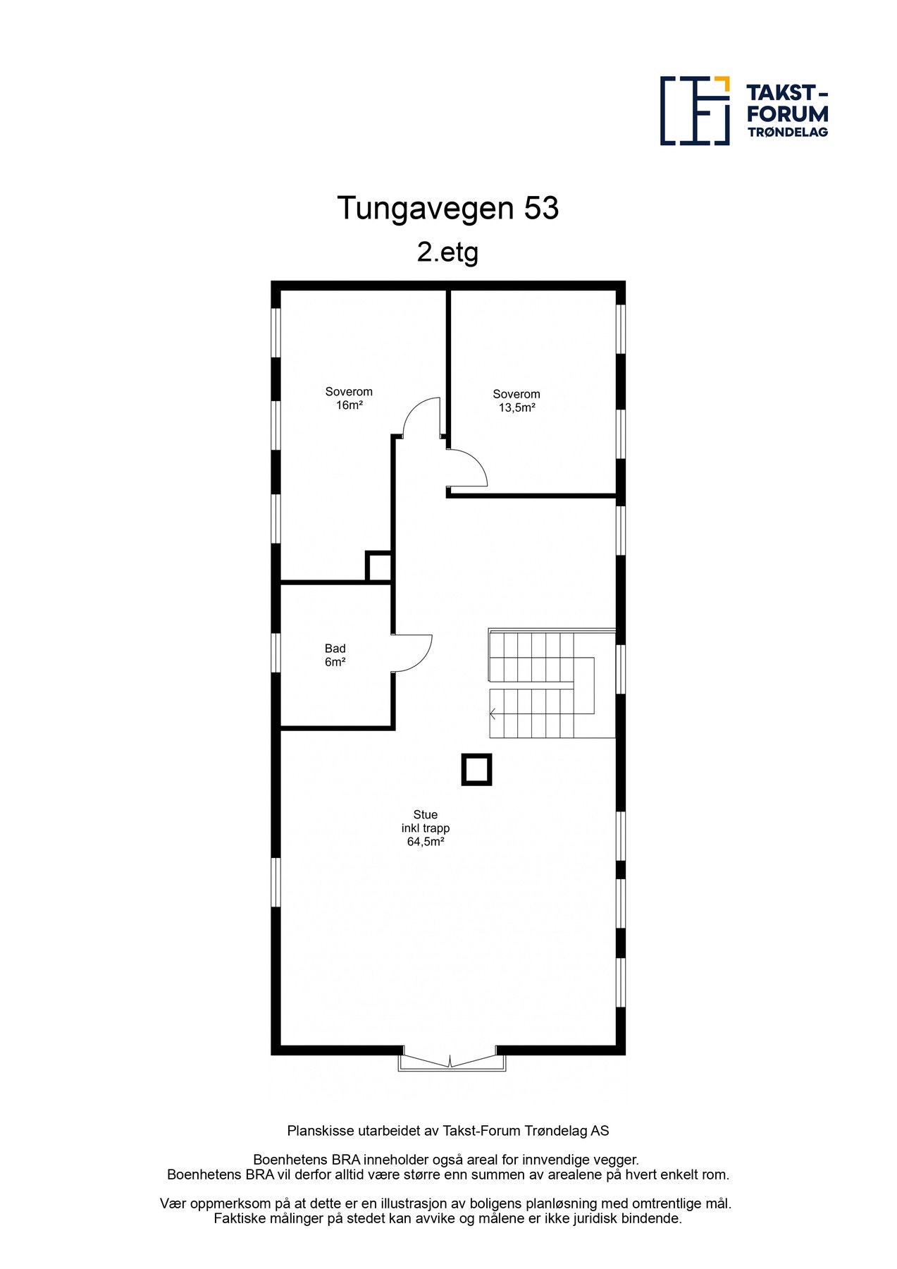 Plantegning 2.etasje. Galleribilde