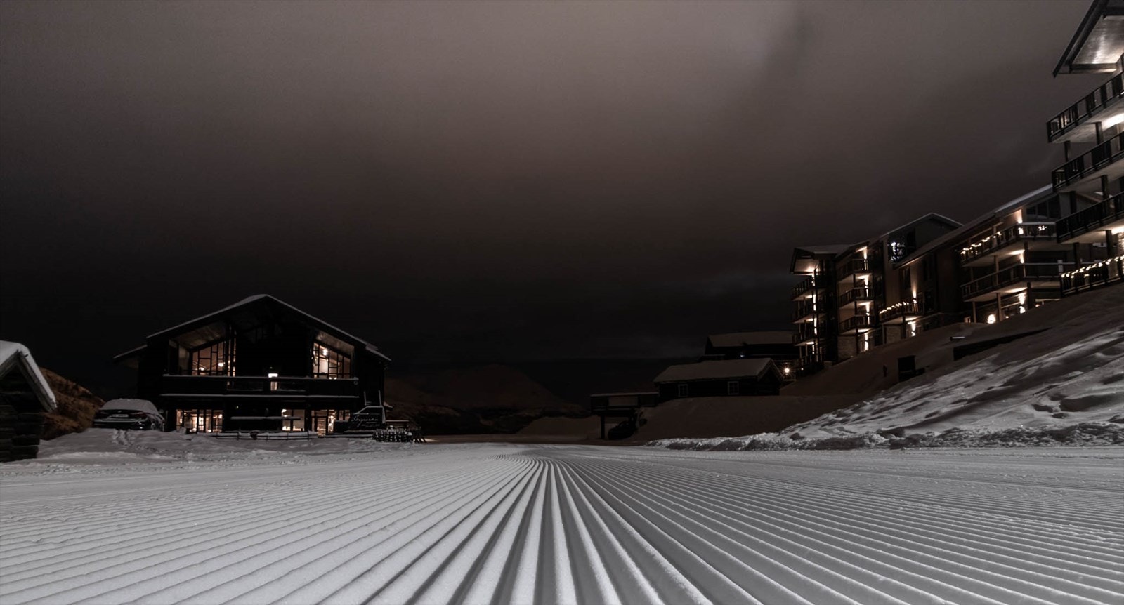 Kveldsstemning på Skigaarden Galleribilde