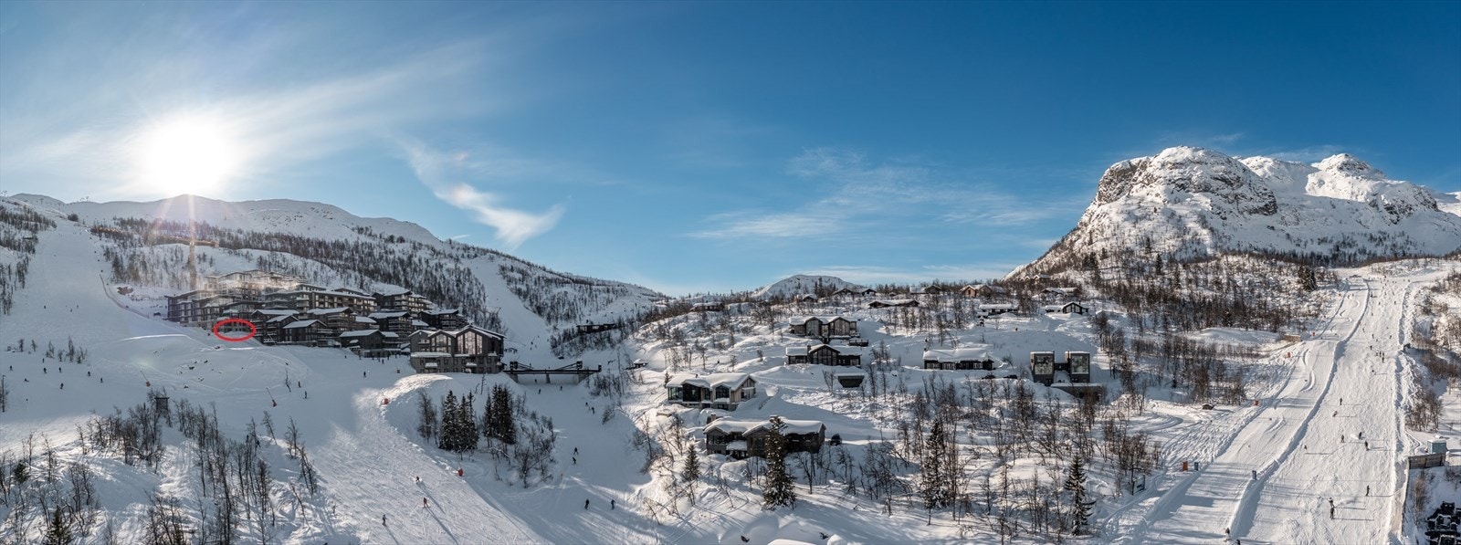 Inne i skieldoradoet Hemsedal og slopeside Galleribilde