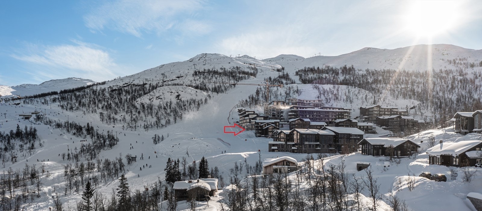 Slopeside beliggenhet. Galleribilde