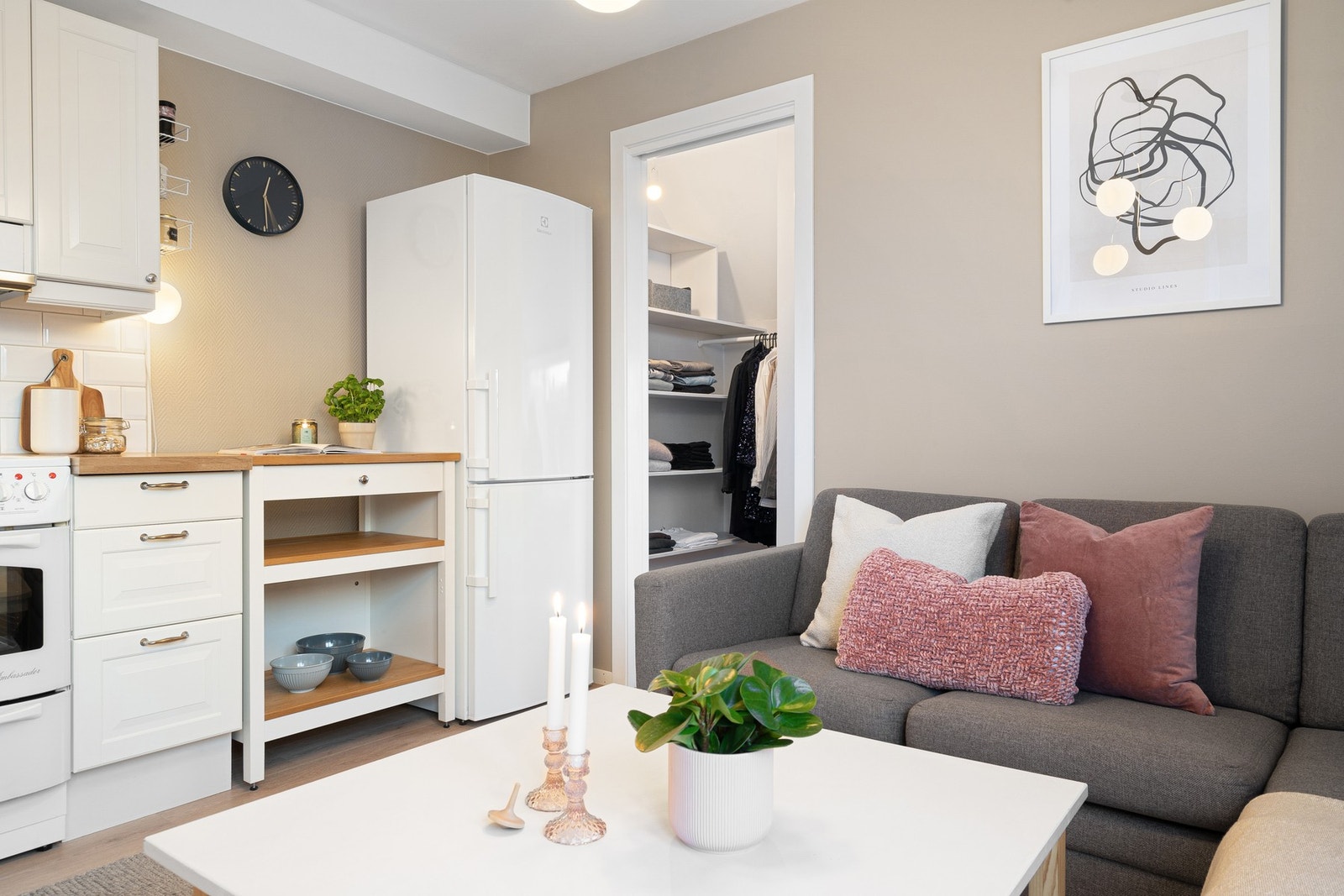 Boligen har elektrisk oppvarming. Galleribilde