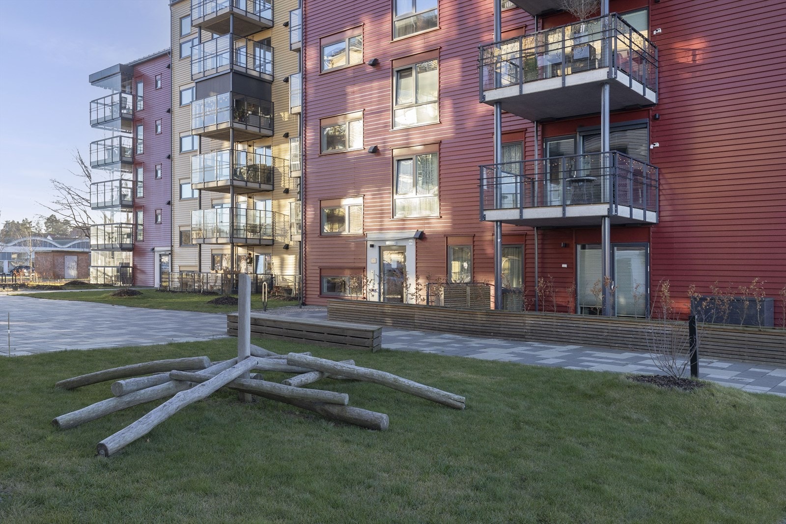 Pent opparbeidet fellesarealer. Galleribilde