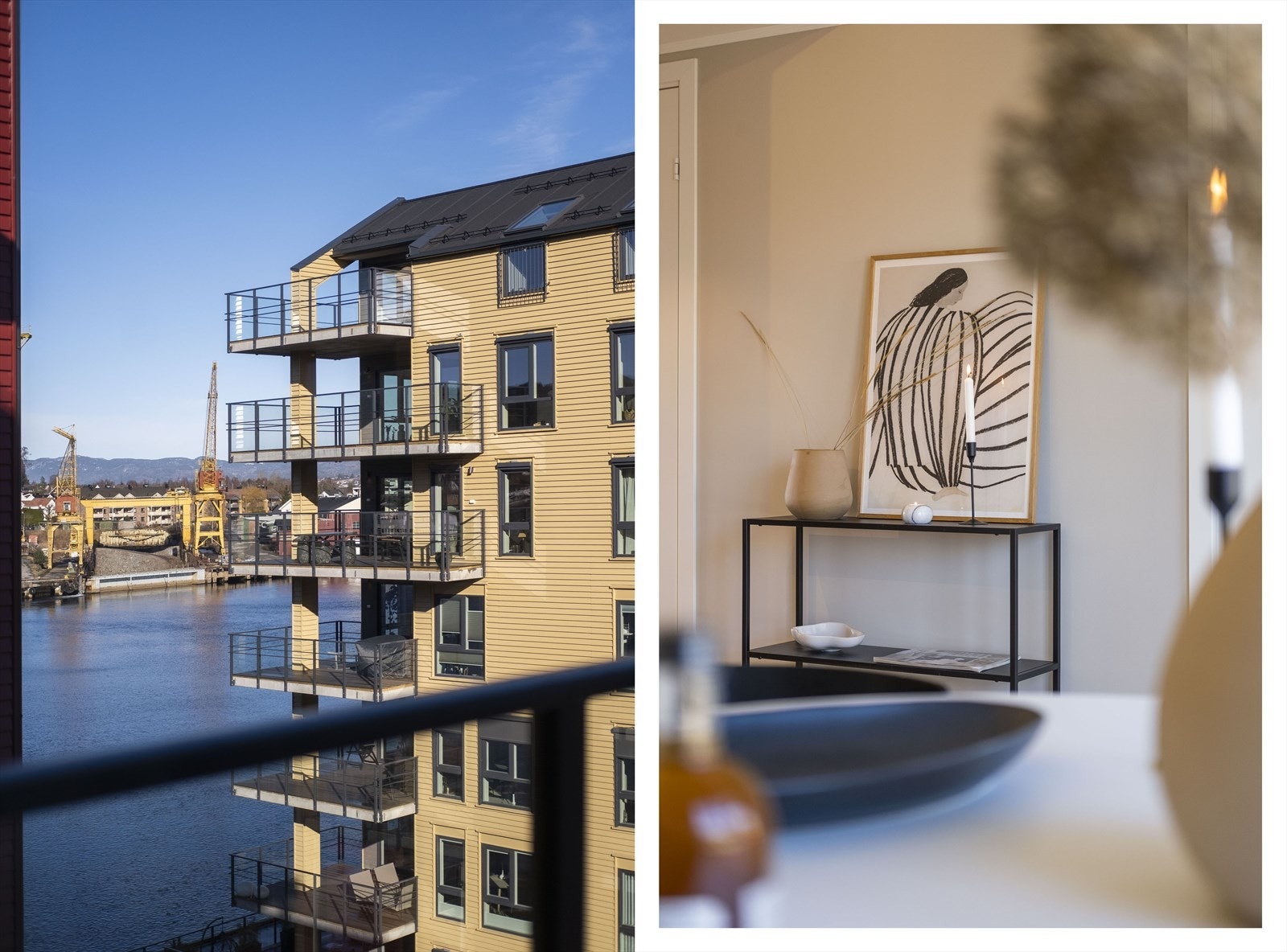 Utsikt fra østvendt veranda Galleribilde