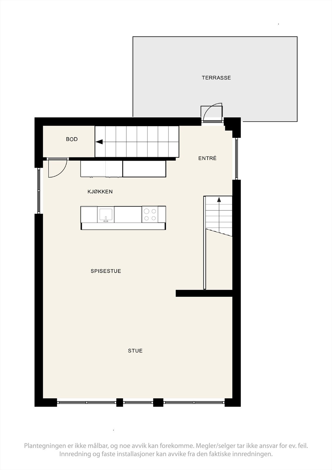 Plantegning 1. etg. Galleribilde