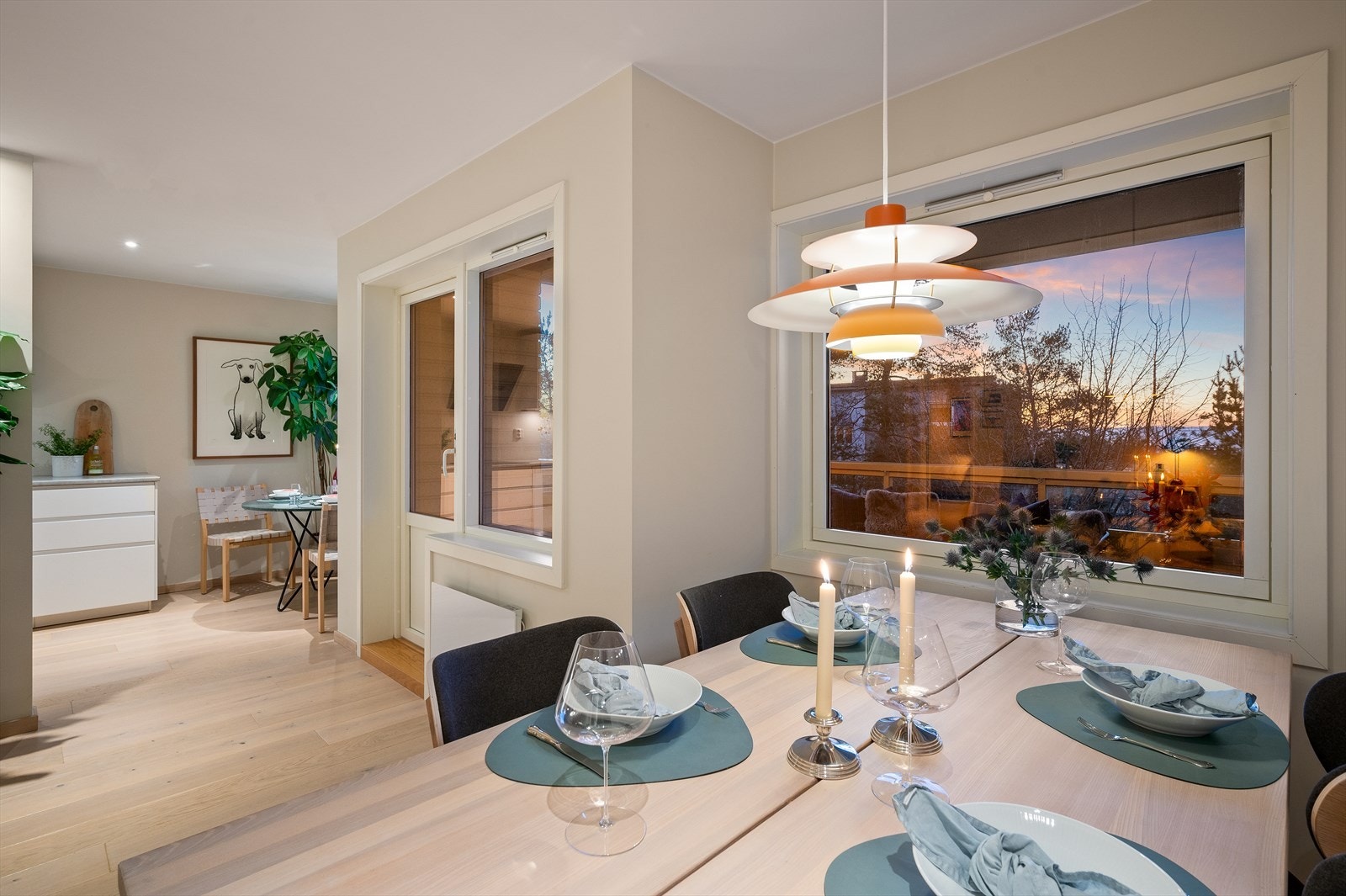 Kveldsstemning. Galleribilde