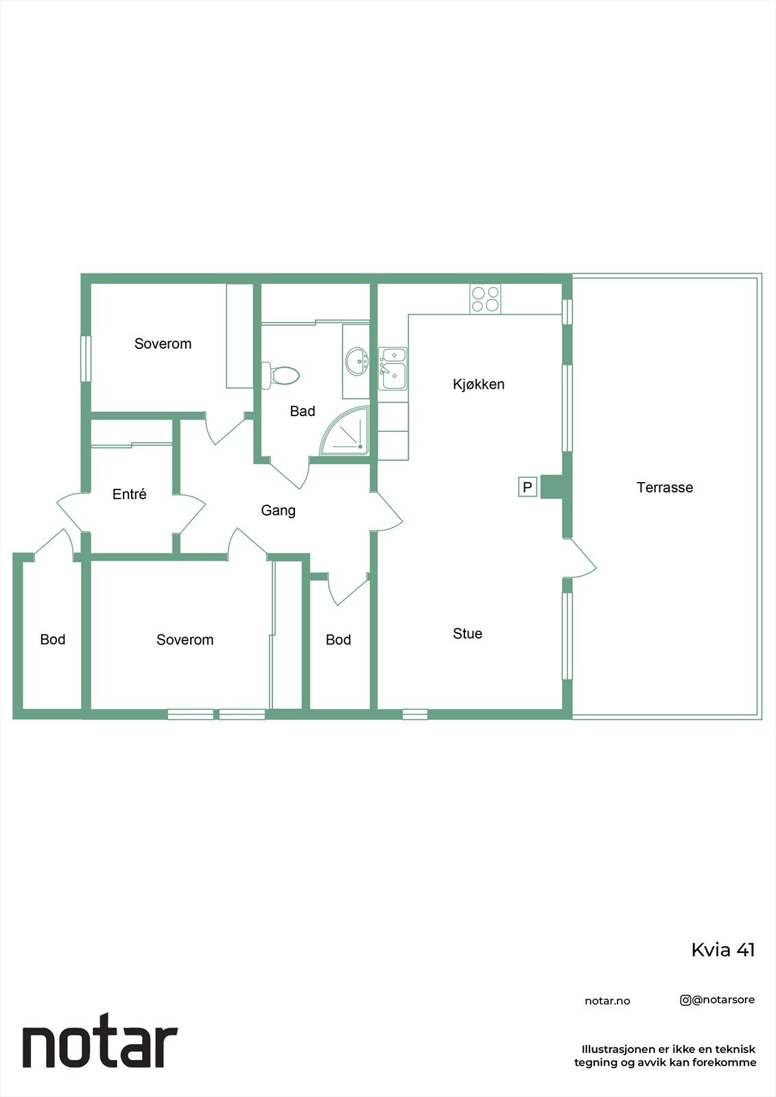 Plantegning Galleribilde