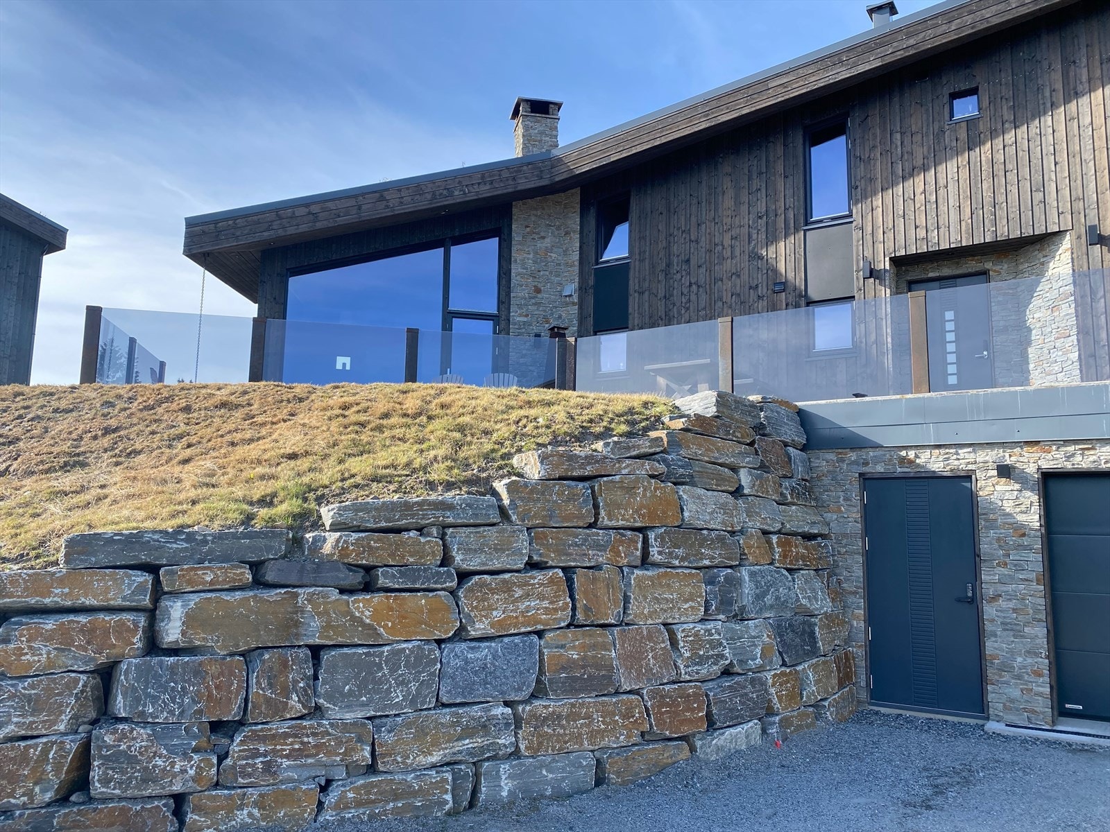 Bilde fra ferdigstilt hytte. Galleribilde
