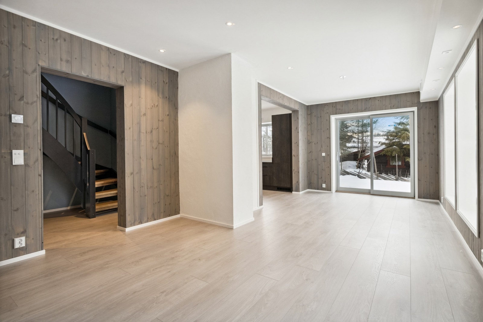 Boligen har vannbåren gulvvarme i alle rom, noe som gjør dette til en meget energieffektiv bolig Galleribilde