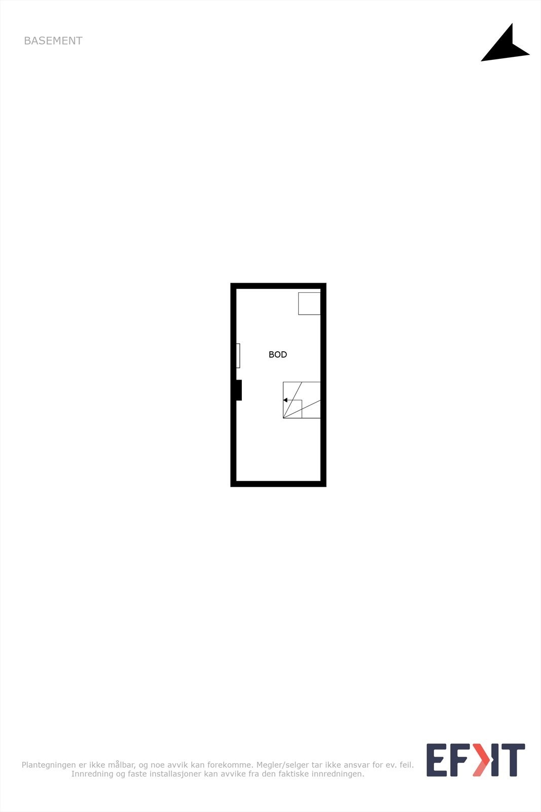 Plantegning kjeller Galleribilde