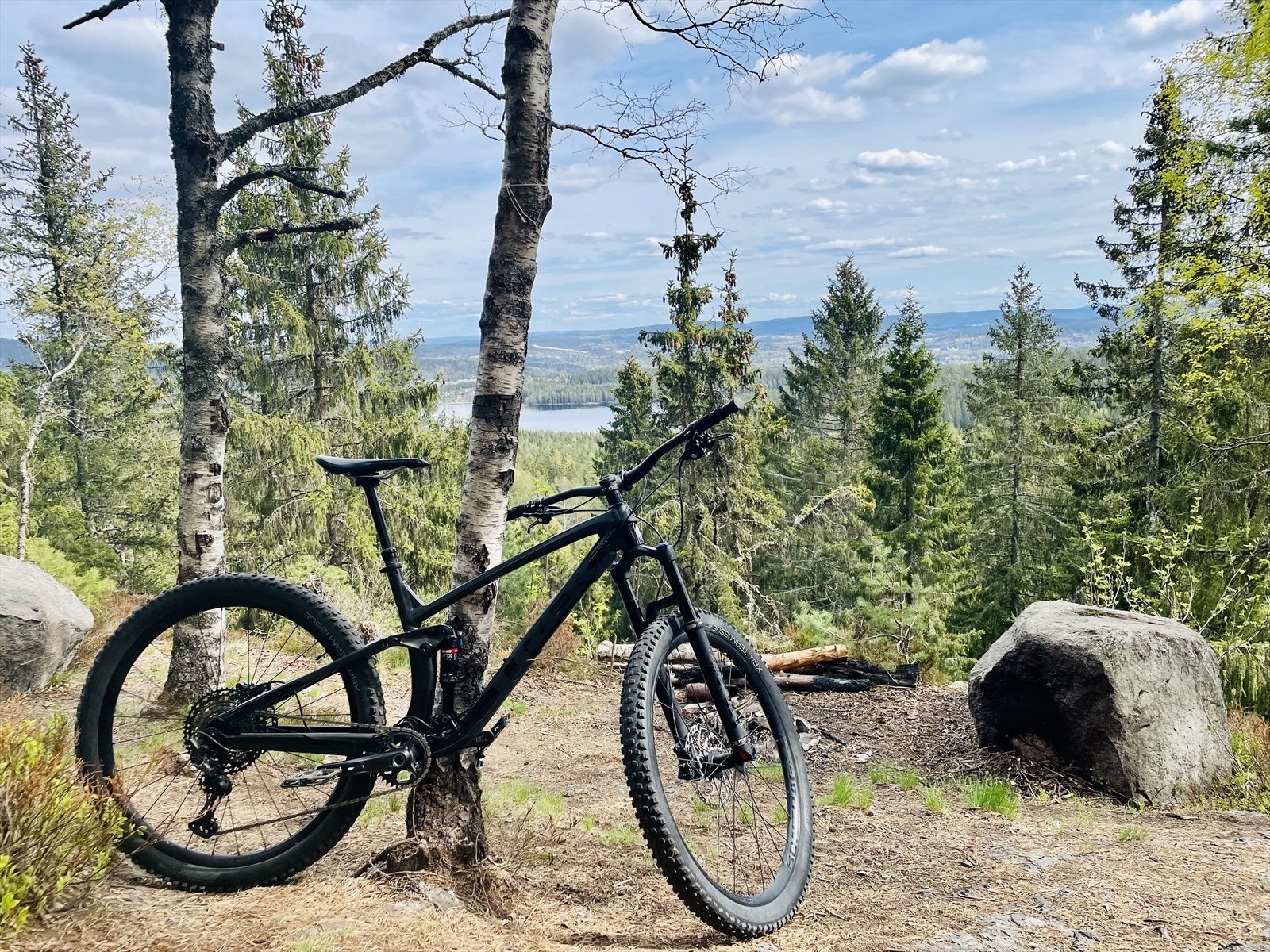 Fine stisyklingsmuligheter. Bildet er fra Linderudkollhøydene Galleribilde