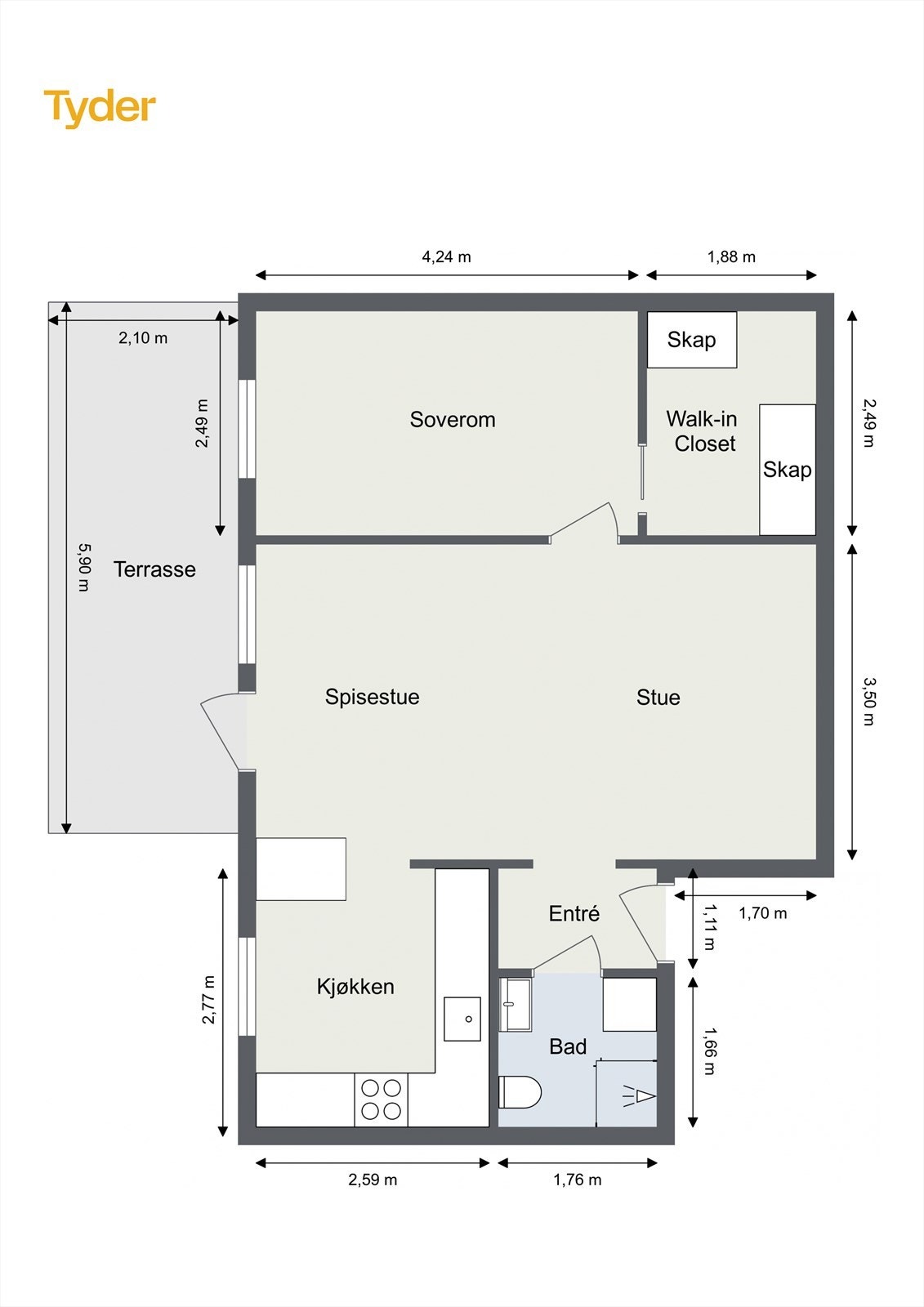 Plantegning Galleribilde