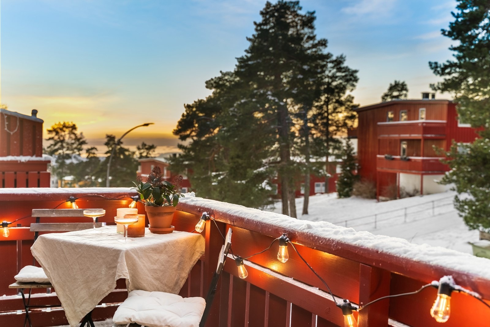 Stille og rolig nabolag med lite støy Galleribilde