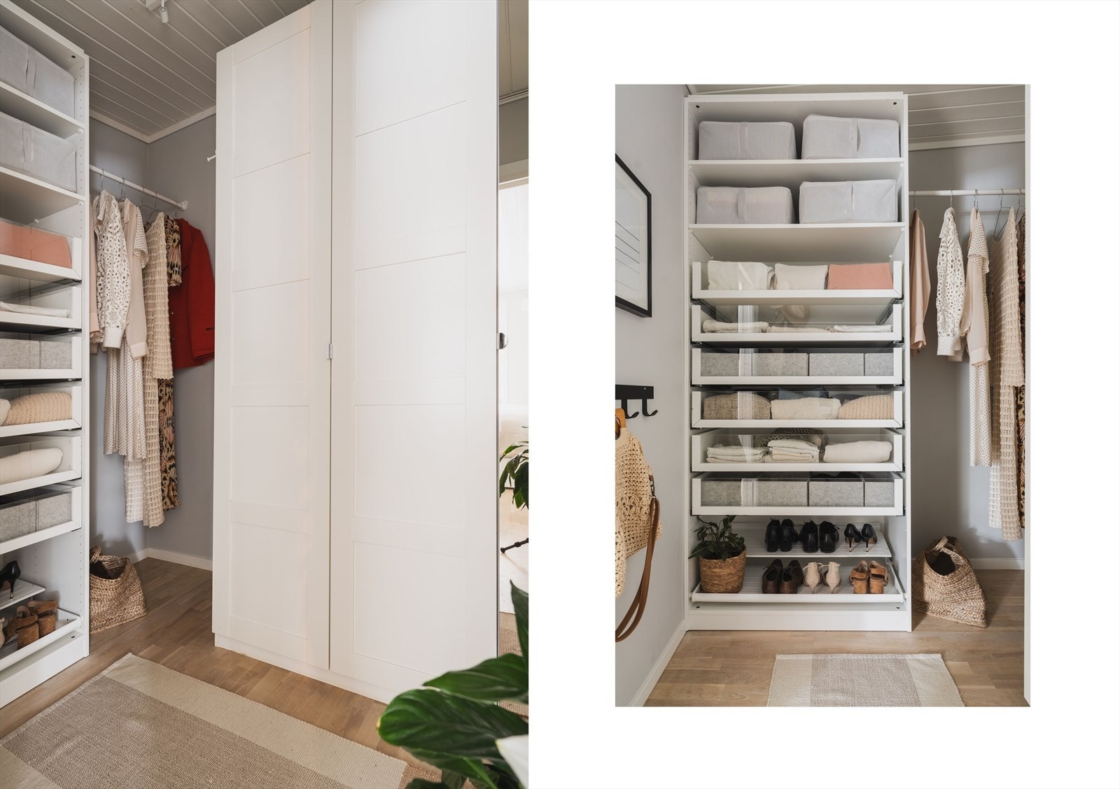 Walk in closet med adkomst fra soverommet Galleribilde