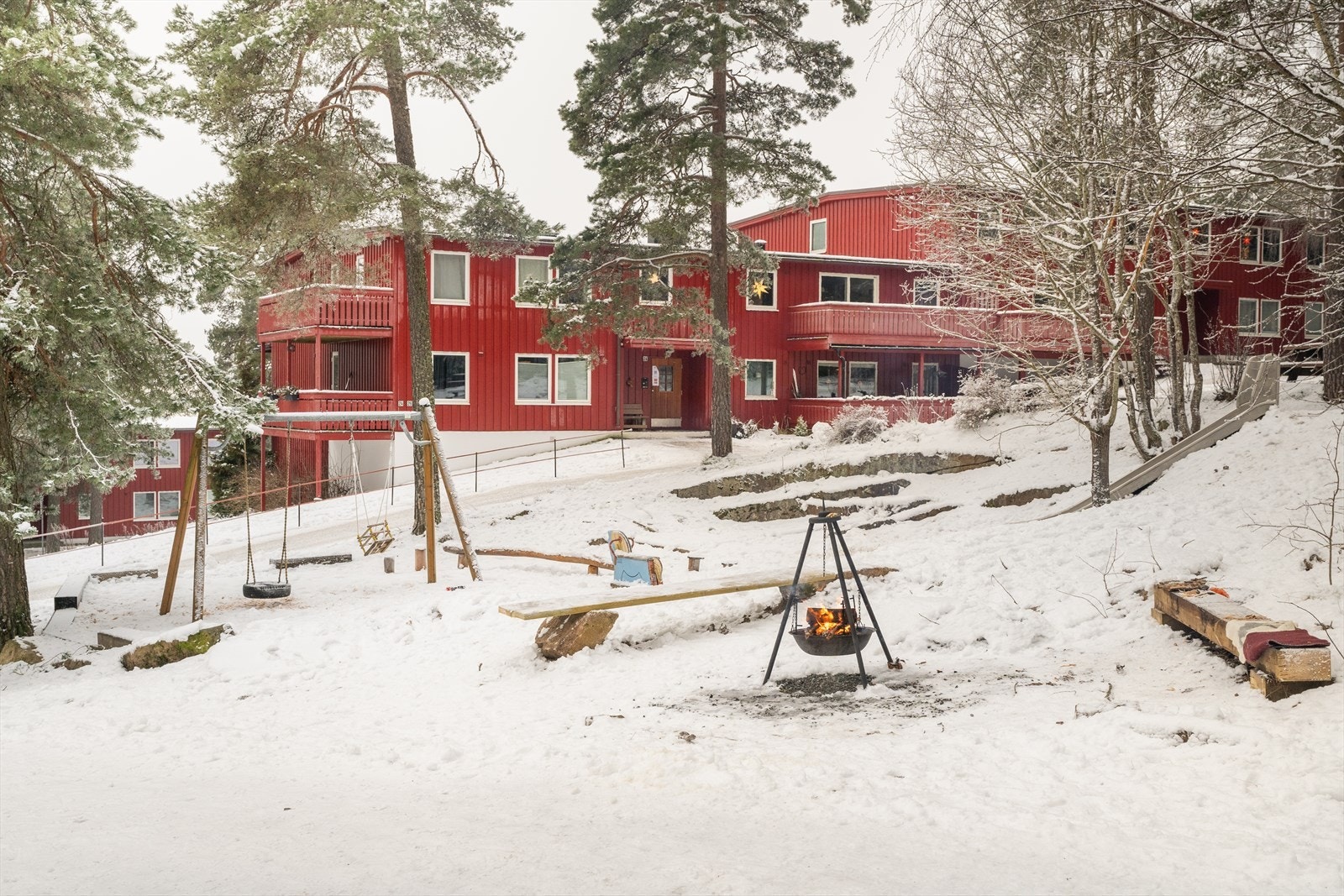 Sameiet består av 100 seksjoner og er et godt drevet sameie Galleribilde